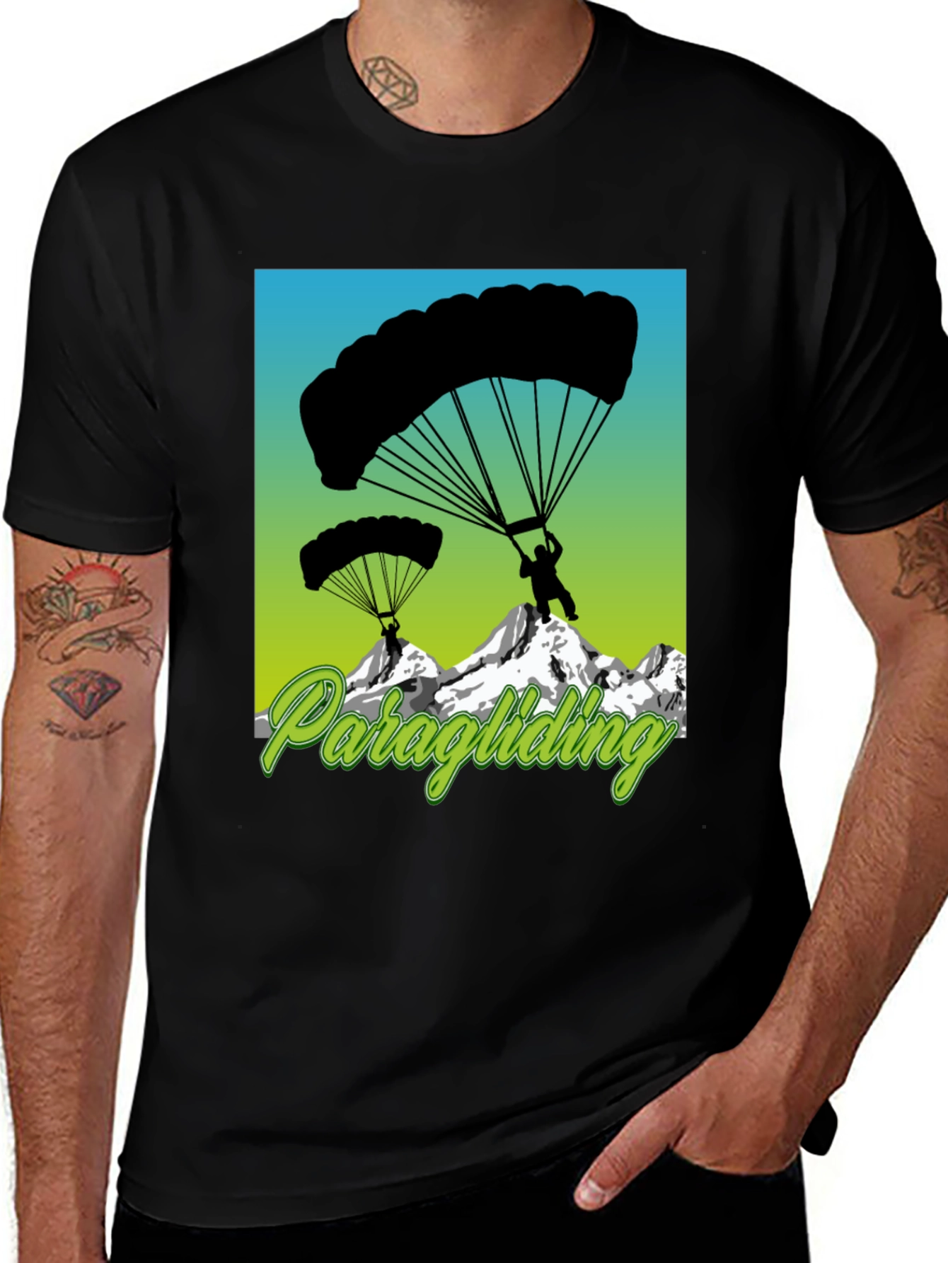 Variant 22 of Paragliding Graphic Tee - Adventure T-Shirt
