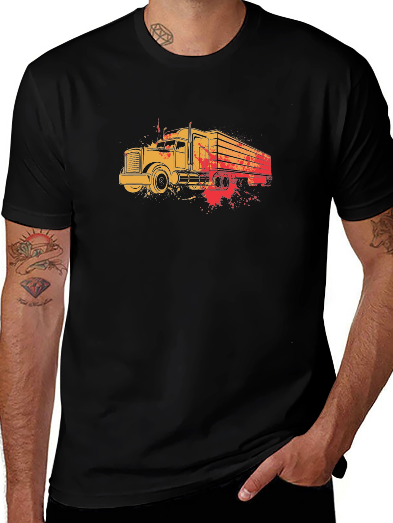 Variant 25 of Truck Graphic T-Shirt - Bold Design, Classic Fit