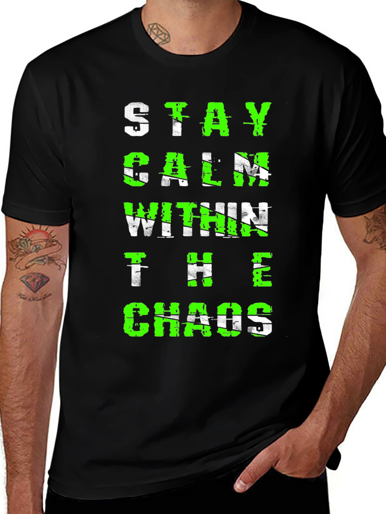 Variant 4 of Stay Calm Within The Chaos T-Shirt