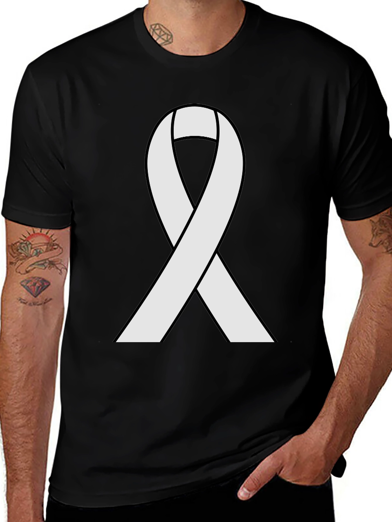 Variant 22 of Awareness Ribbon Tee - Stylish Support