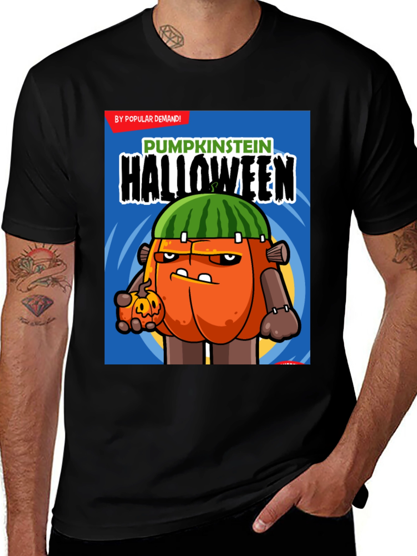 Pumpkinstein Halloween T-Shirt