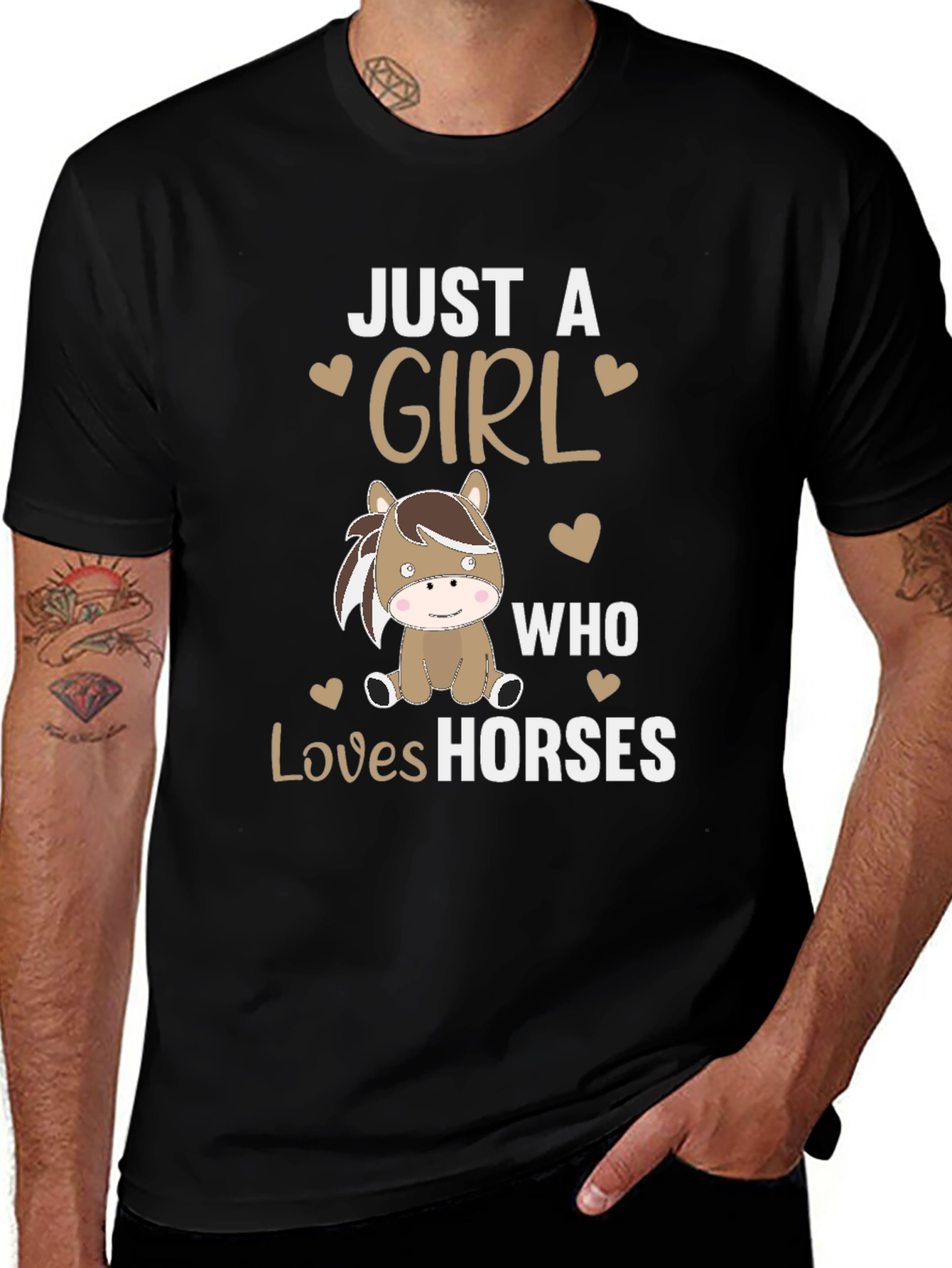 Variant 29 of Just A Girl Who Loves Horses T-Shirt