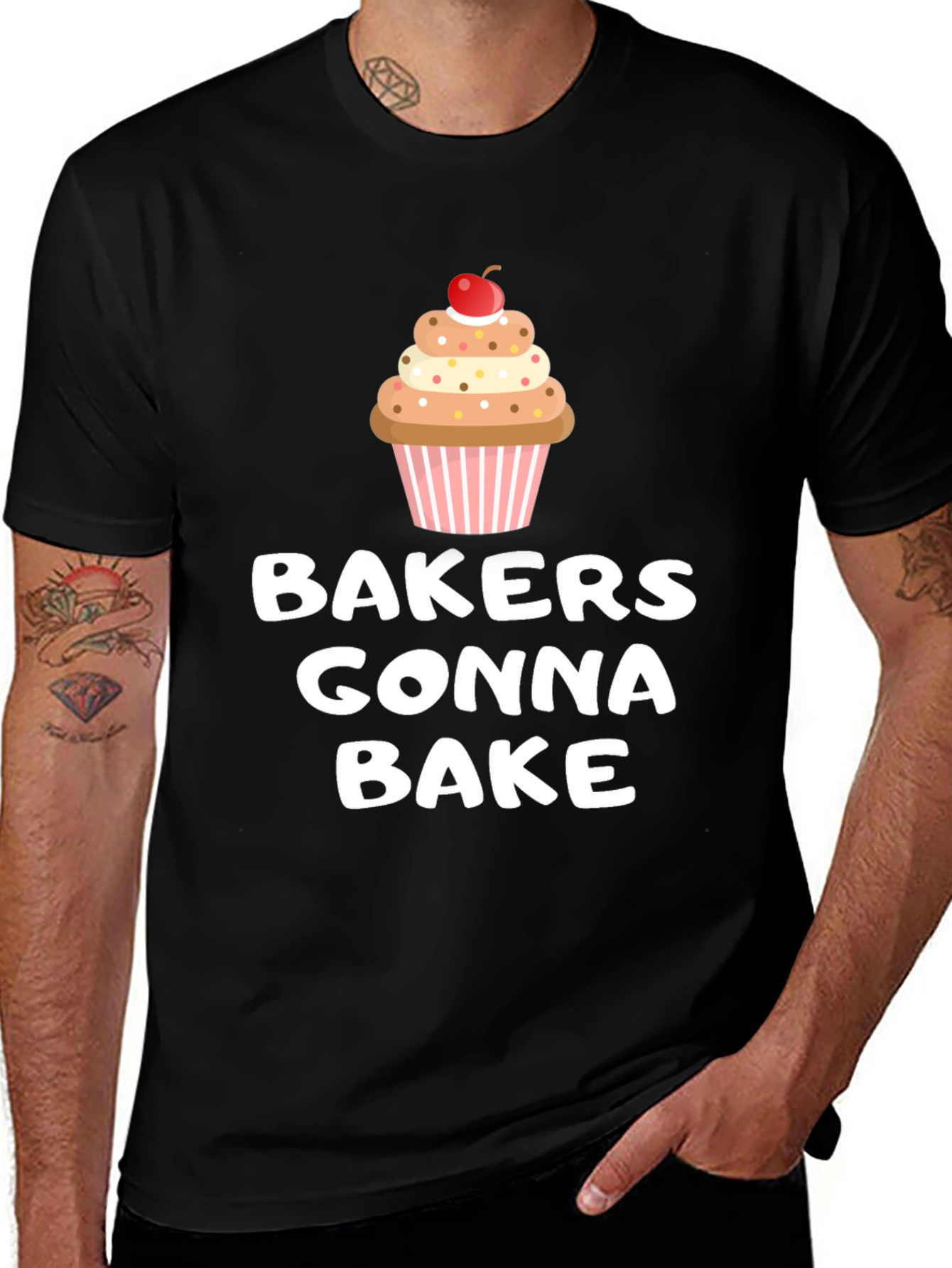 Variant 26 of Bakers Gonna Bake Cupcake Graphic T-Shirt