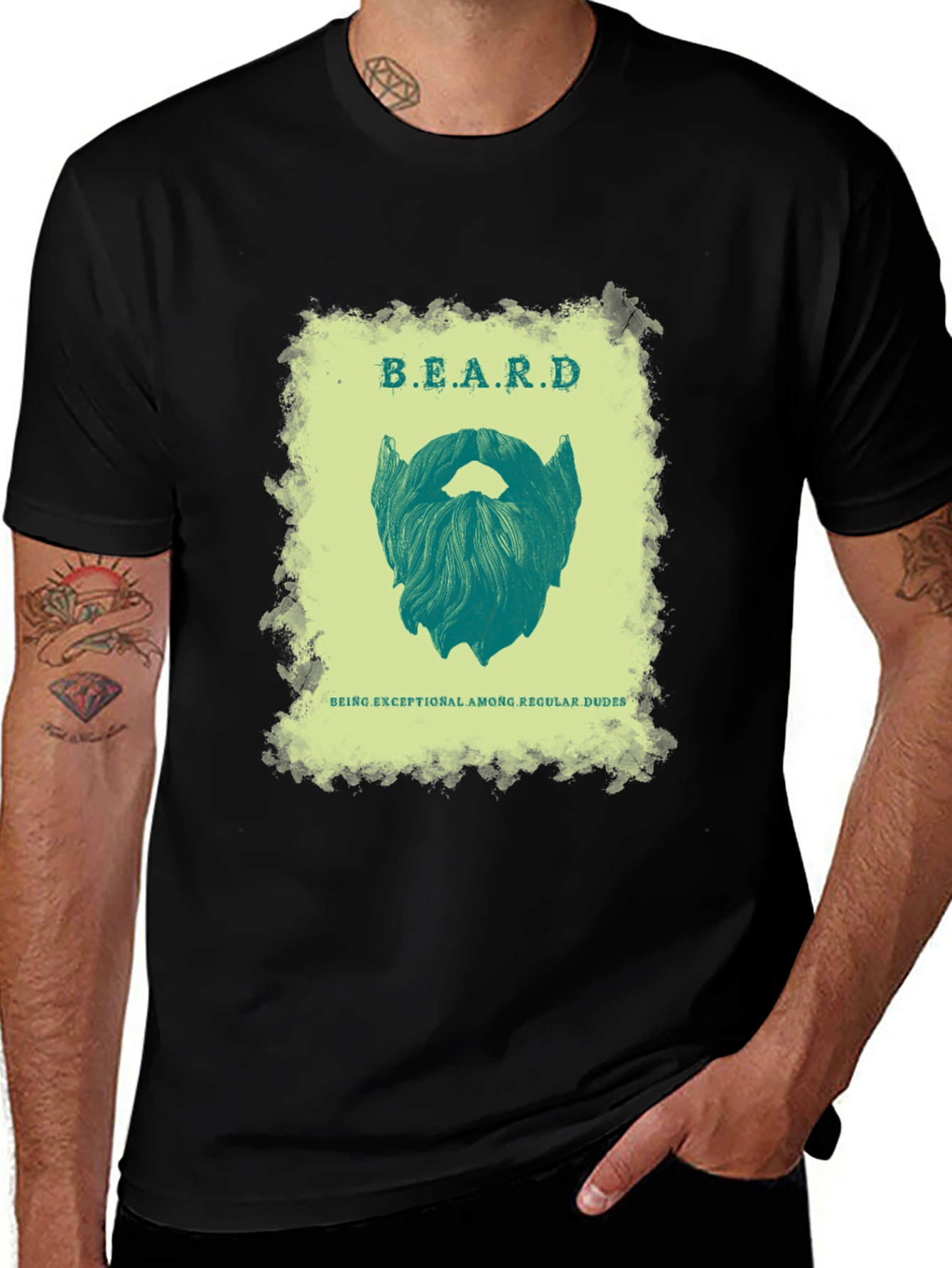 Variant 29 of Beard Definition Graphic Tee - Exceptional Style