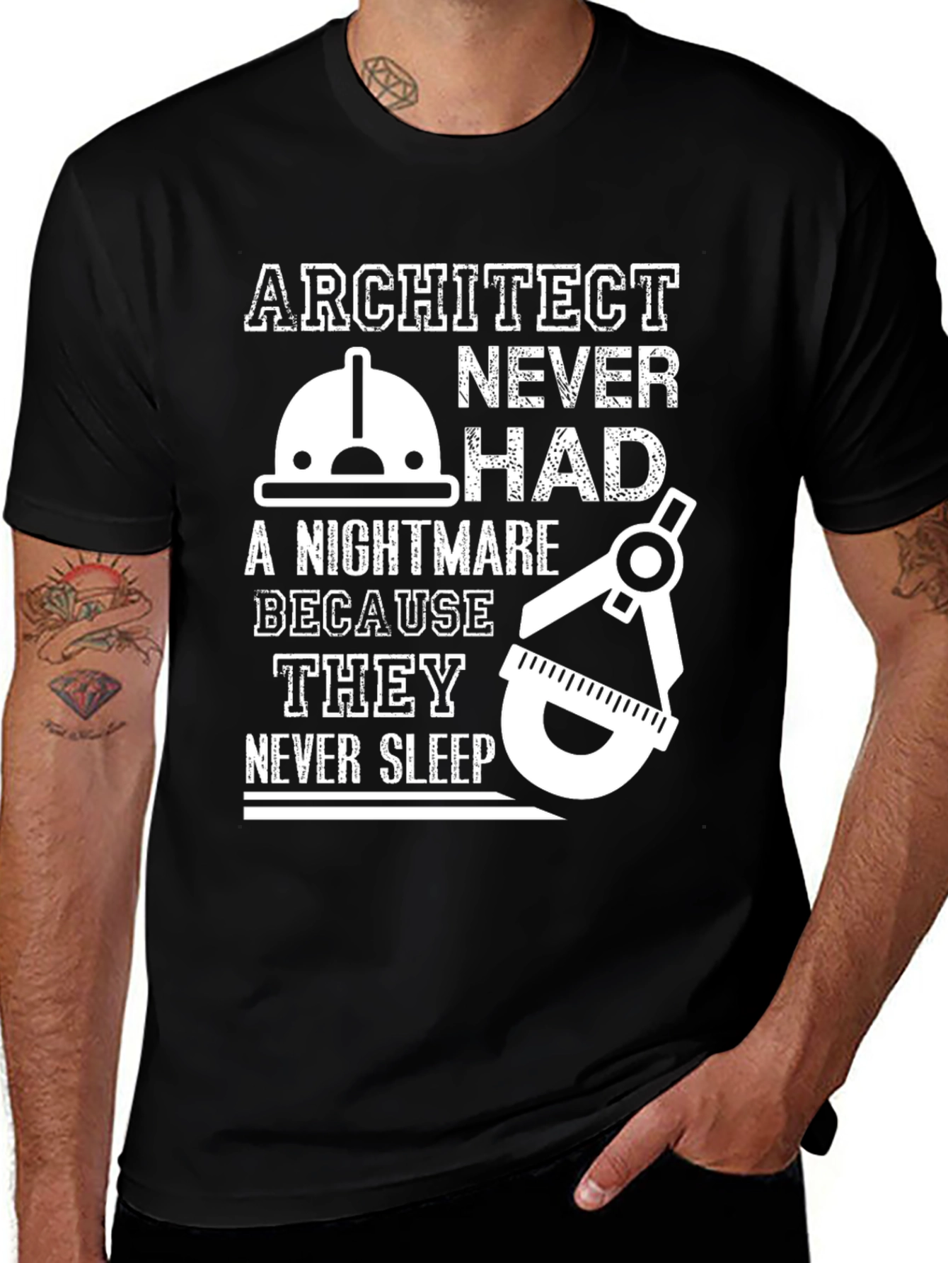 Variant 5 of Architect Never Sleep T-Shirt