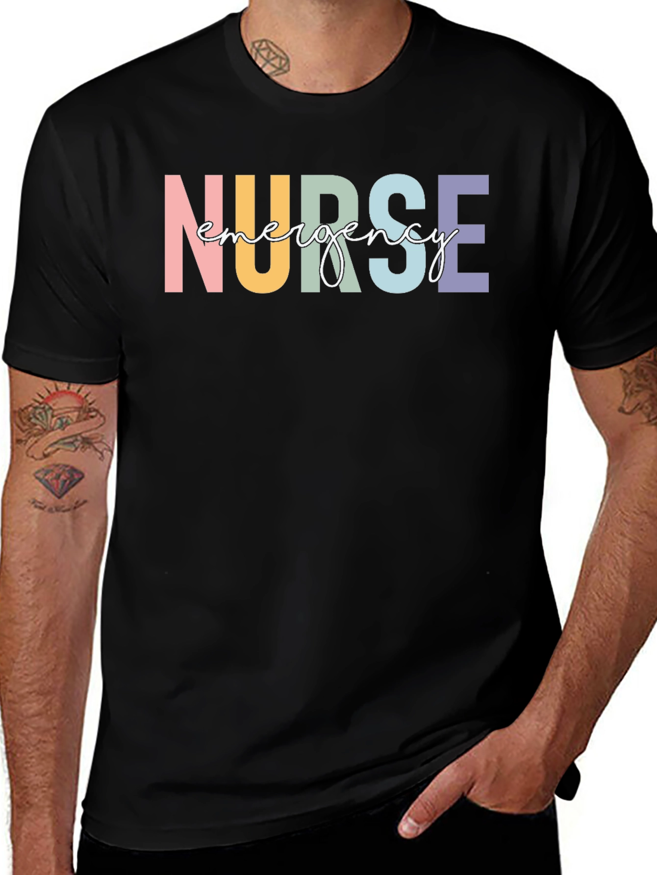 Emergency Nurse Graphic T-Shirt