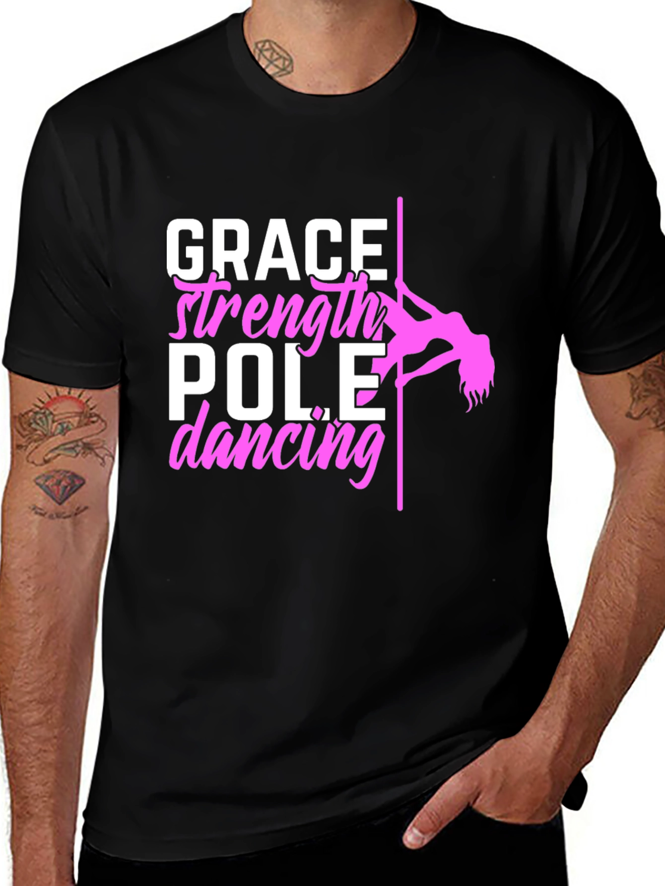 Variant 13 of Grace Strength Pole Dancing T-Shirt