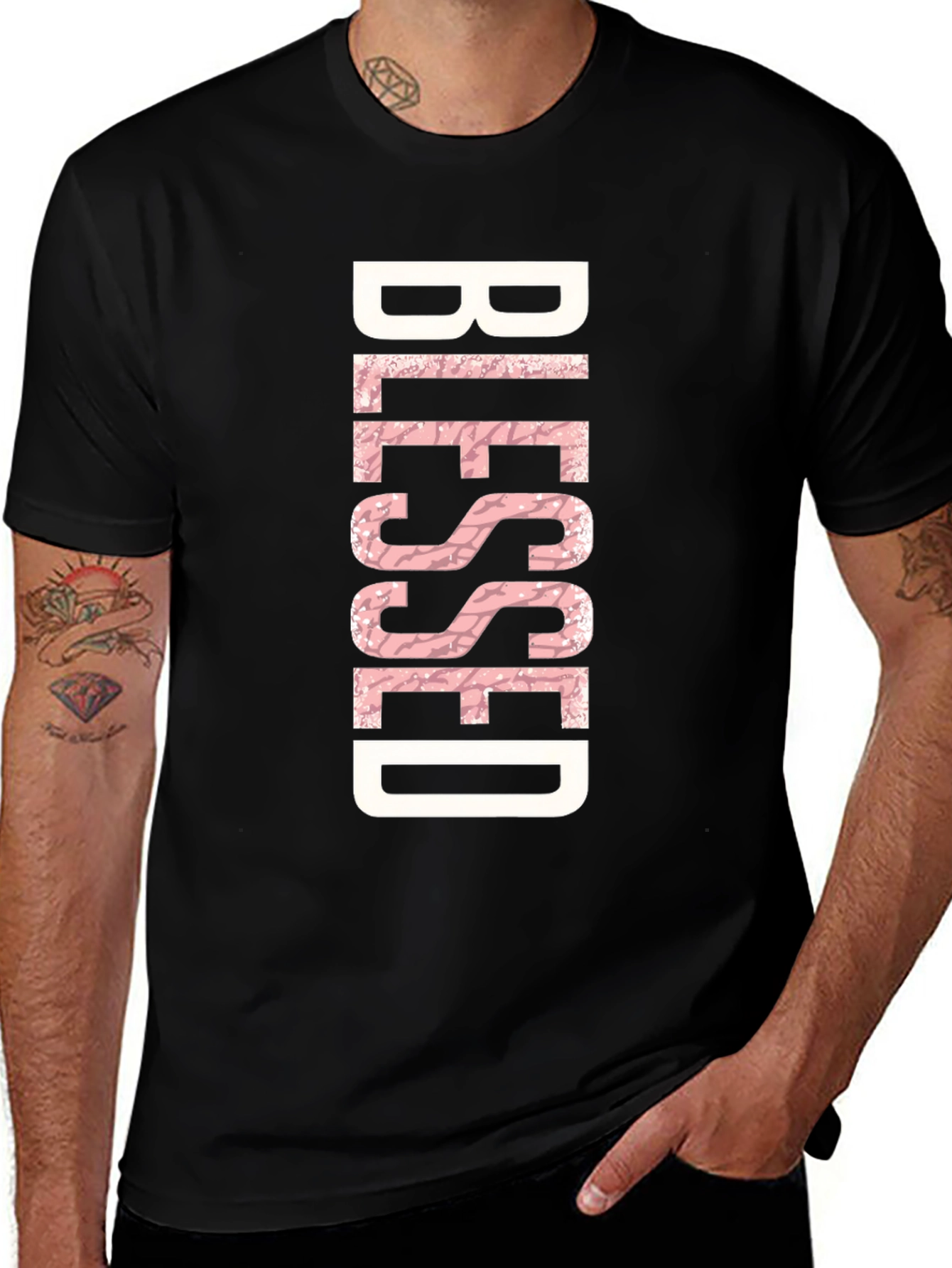Variant 6 of Blessed Graphic Tee - Stylish Everyday Wear