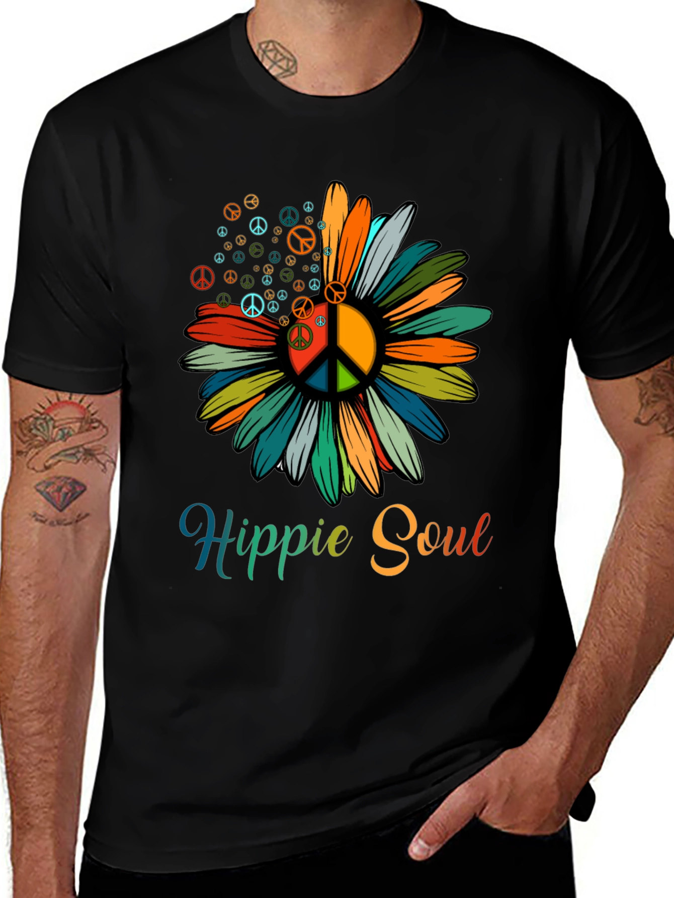 Variant 11 of Hippie Soul Flower Graphic T-Shirt