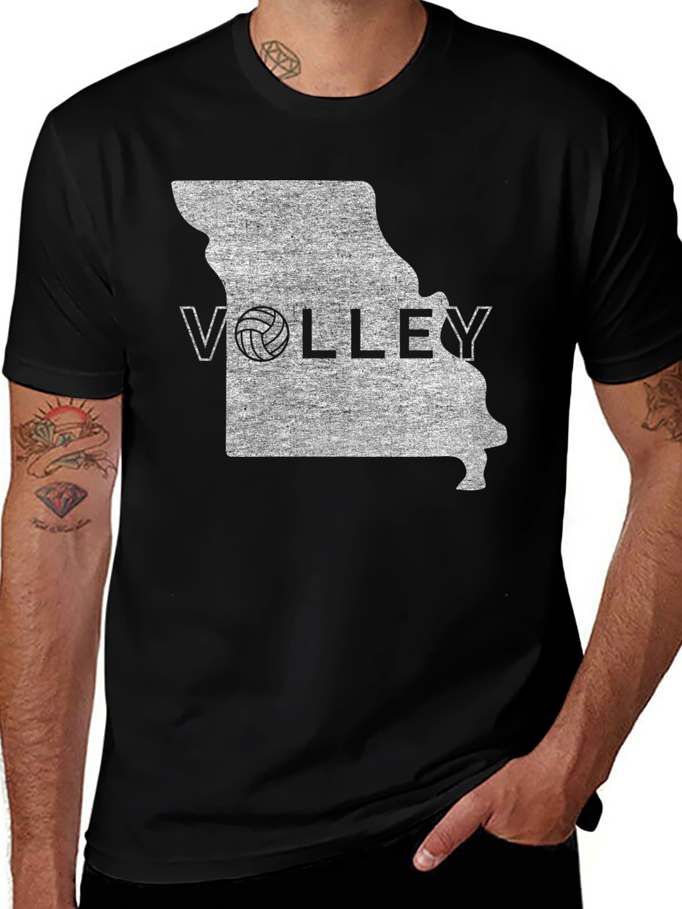 Variant 25 of Missouri Volleyball State T-Shirt