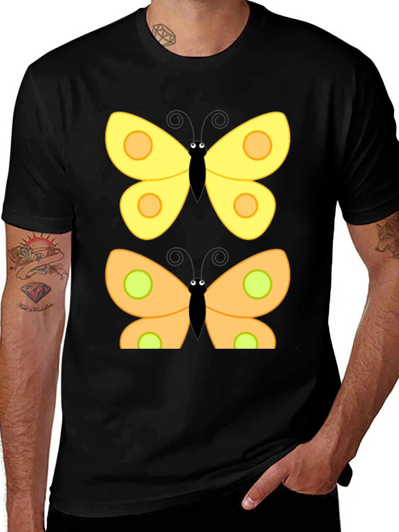 Variant 17 of Butterfly Graphic Tee - Fun & Stylish!
