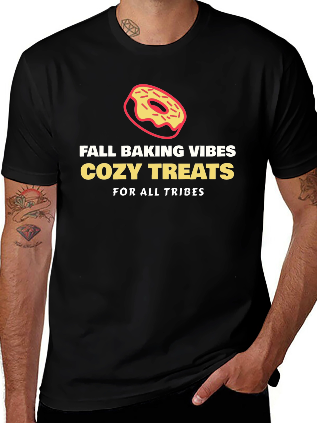 Variant 17 of Fall Baking Vibes Cozy Treats Graphic T-Shirt