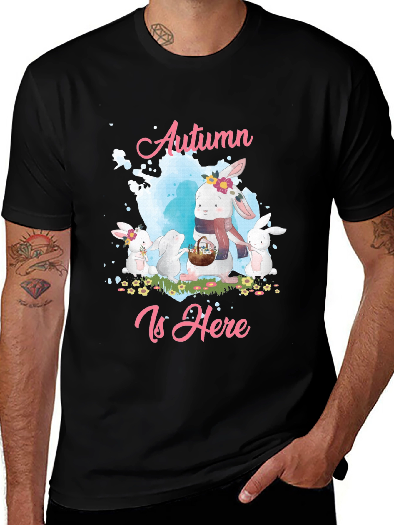 Autumn Is Here Rabbit T-Shirt