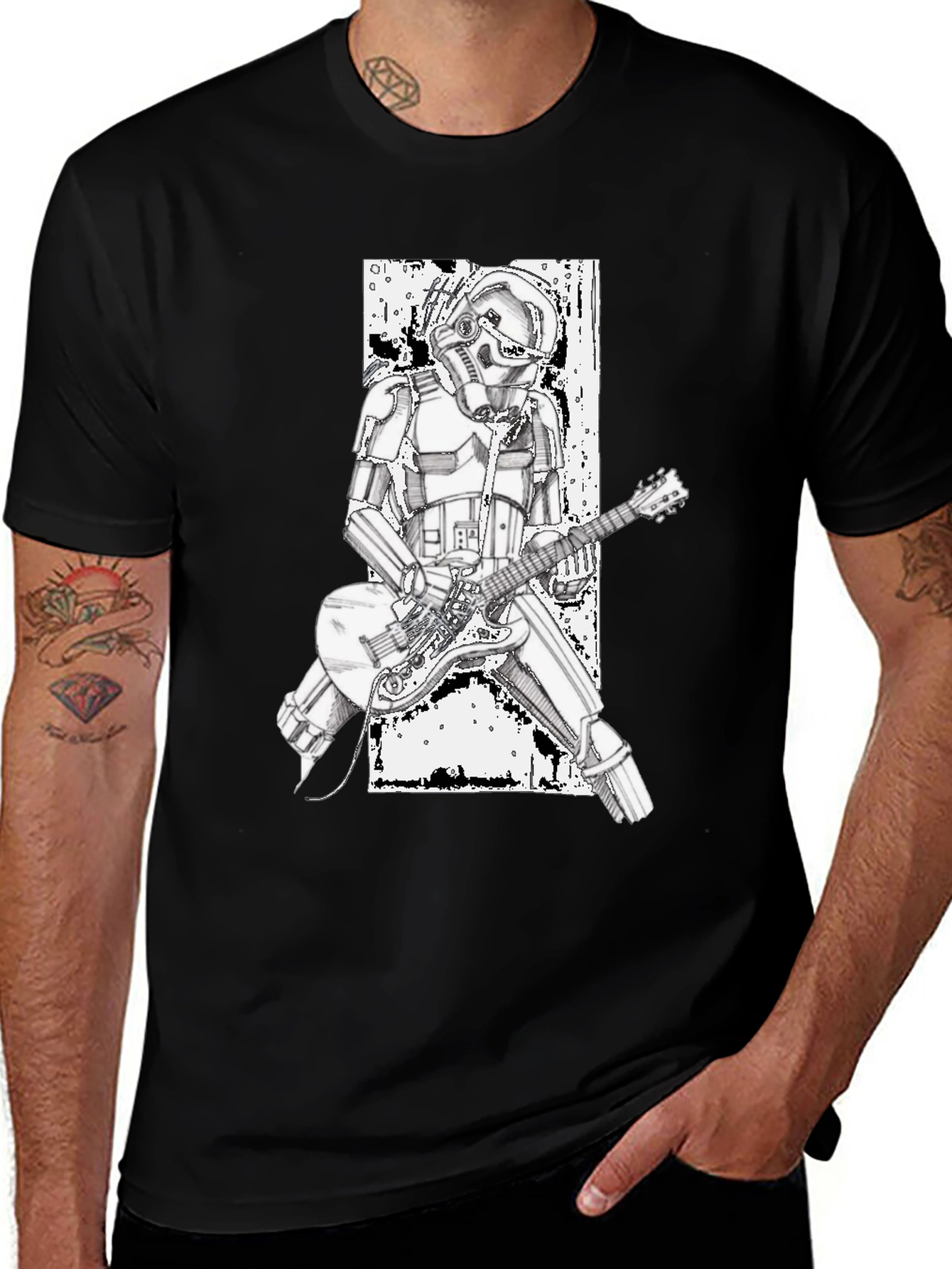 Variant 21 of Stormtrooper Guitarist Graphic T-Shirt