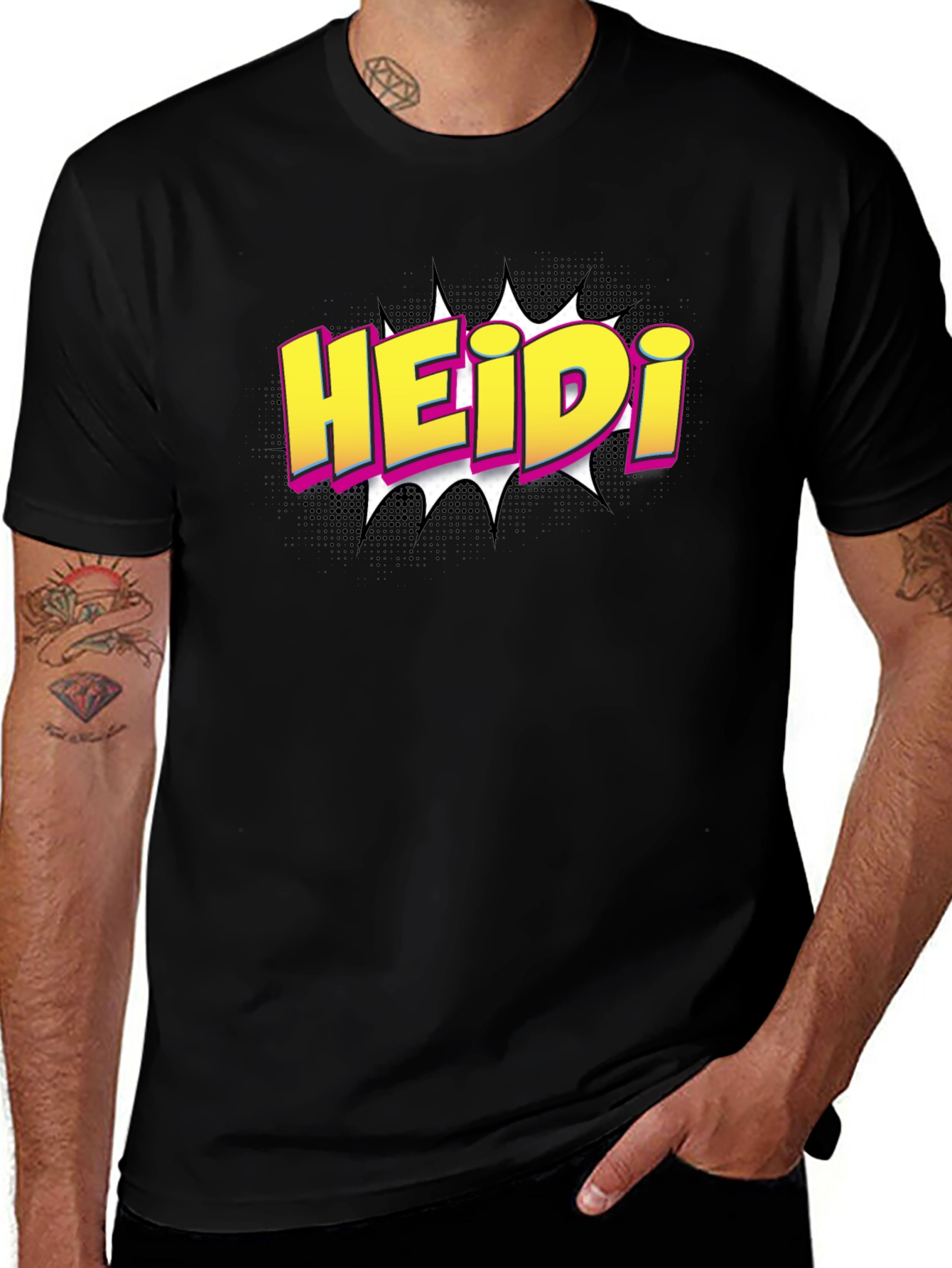 Variant 22 of HEIDi Comic Style Graphic T-Shirt