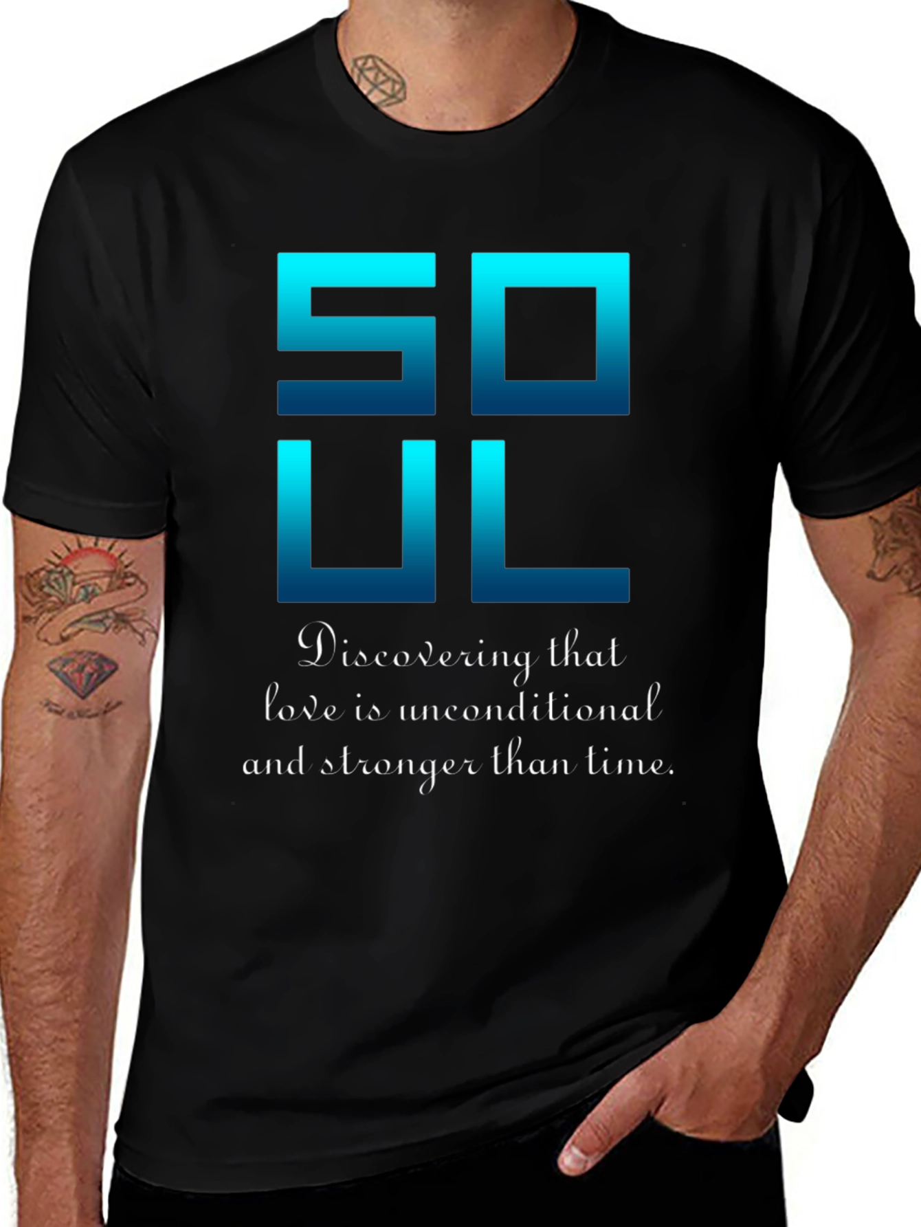 Variant 12 of Soul Unconditional Love Black T-Shirt