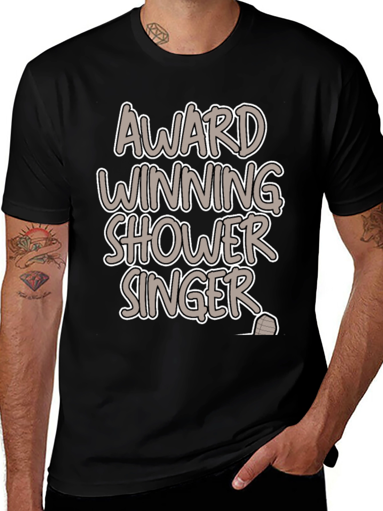 Variant 15 of Award Winning Shower Singer Graphic Tee