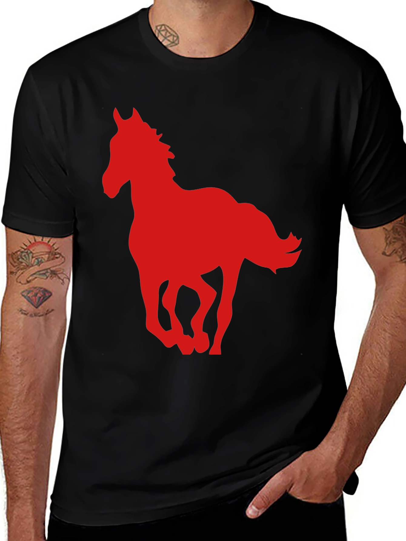 Variant 10 of Horse Graphic T-Shirt - Stylish Men's Tee