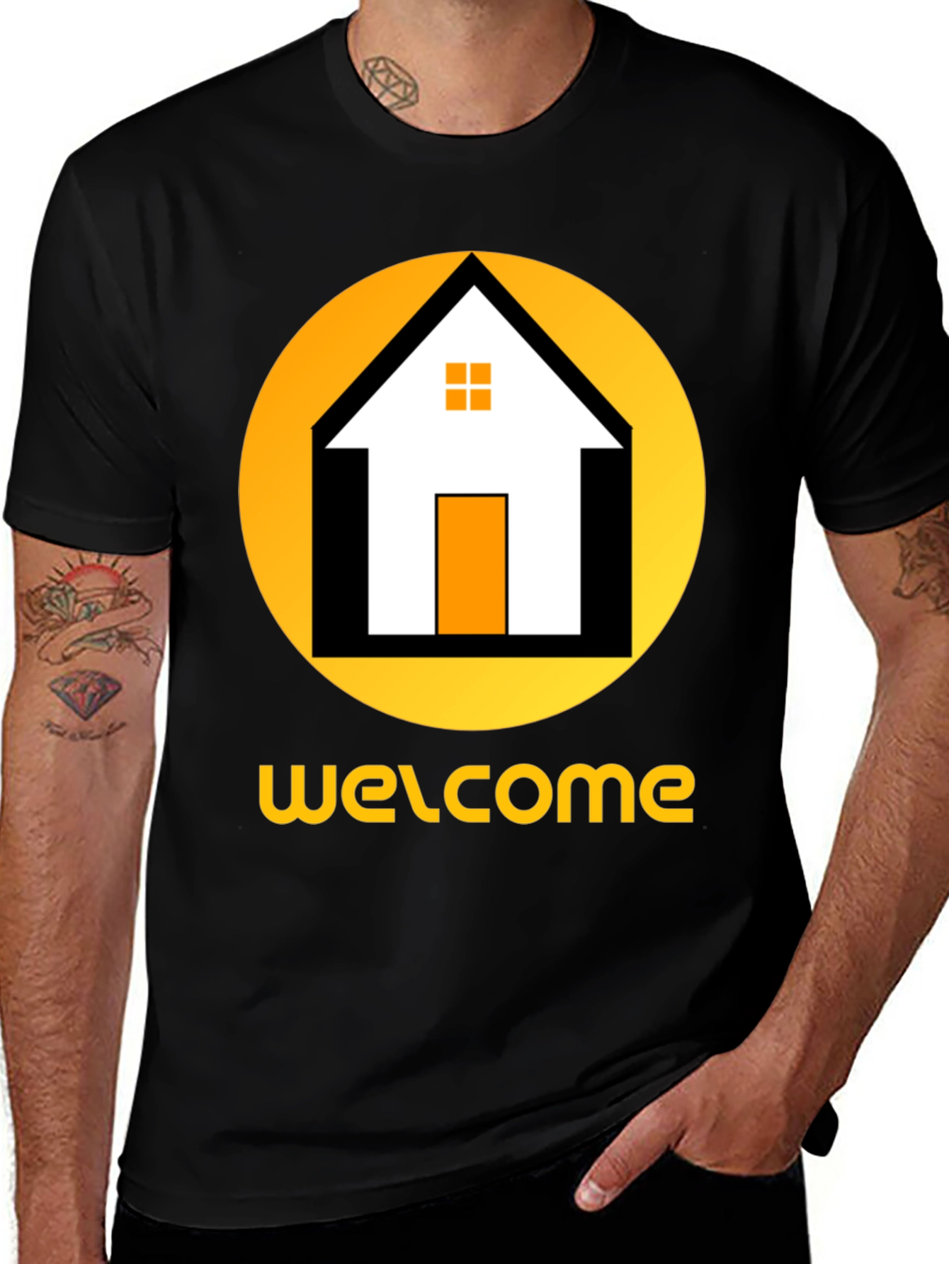 Welcome Home T-Shirt - Stylish Graphic Tee