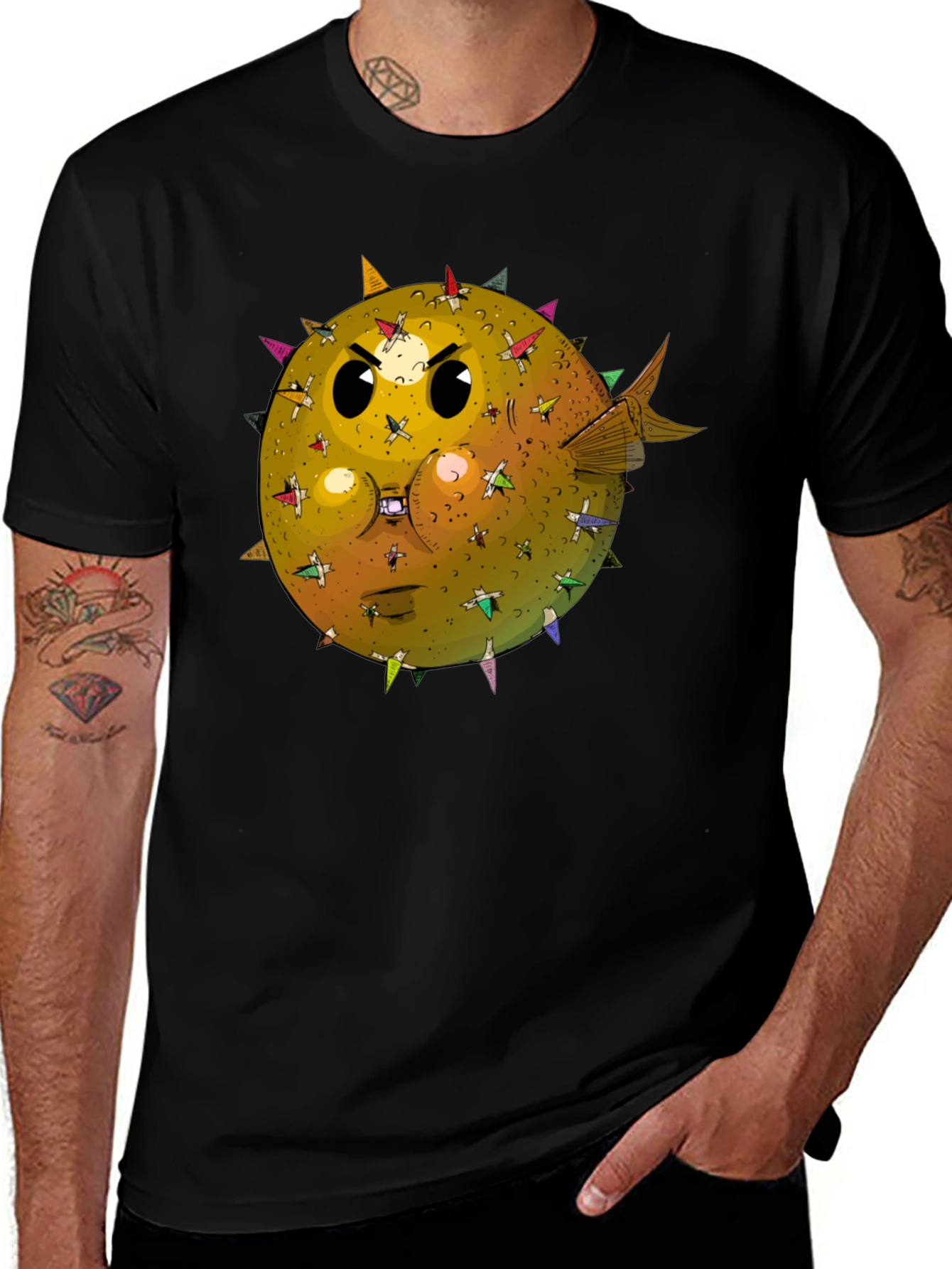Puffer Fish Graphic Tee