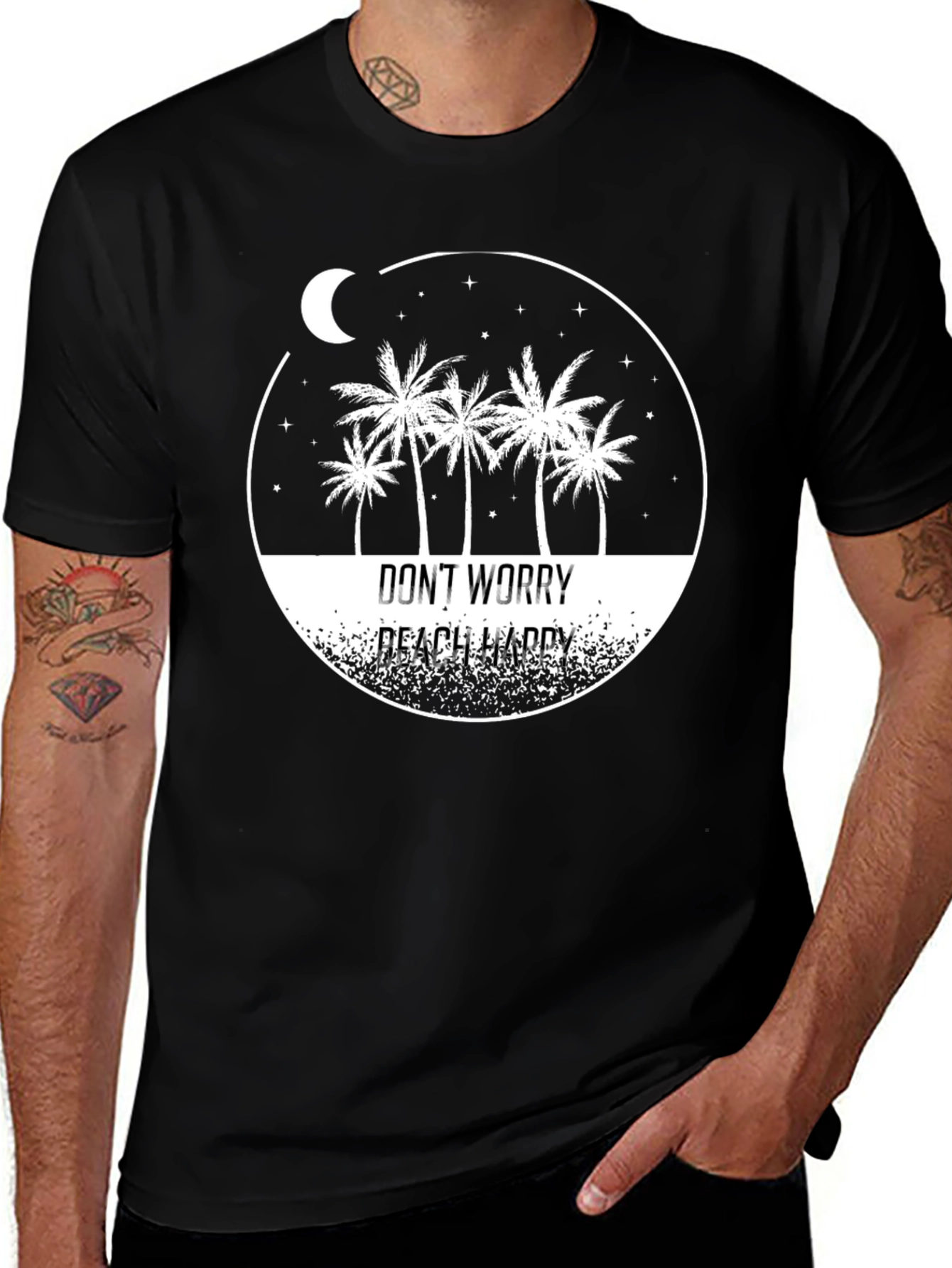 Variant 30 of Beach Happy Graphic Tee - Relaxed Fit