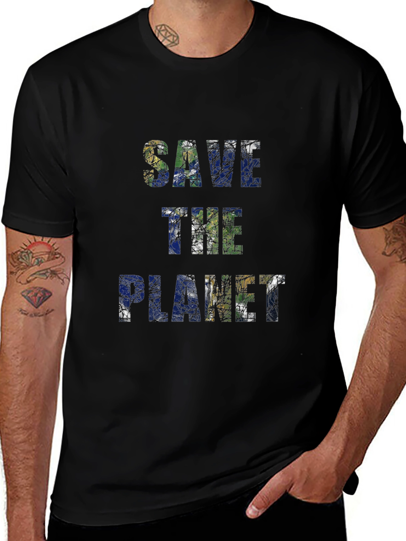Variant 28 of Save the Planet Graphic Tee - Earth Day Apparel