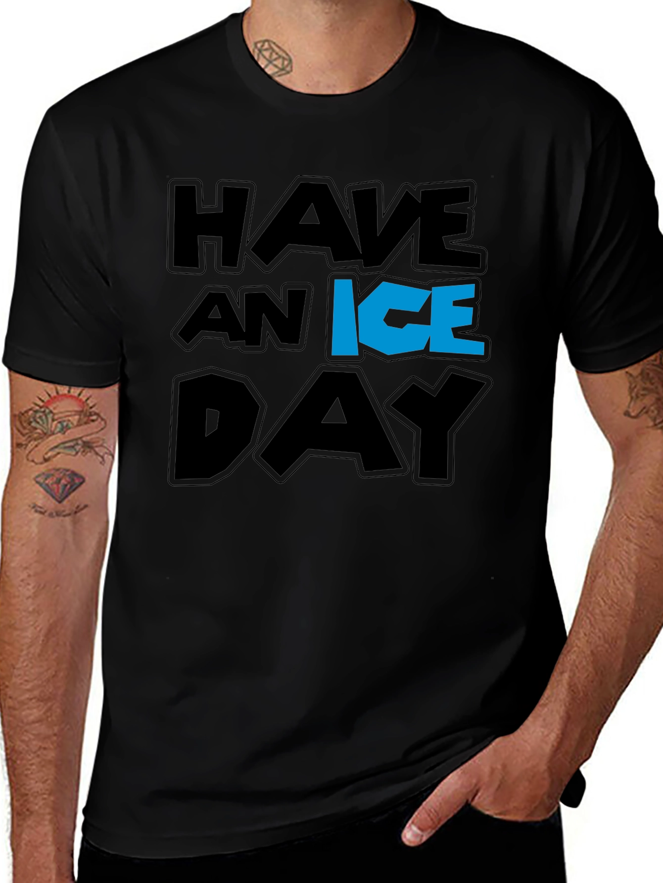 Variant 9 of Have an Ice Day Graphic T-Shirt