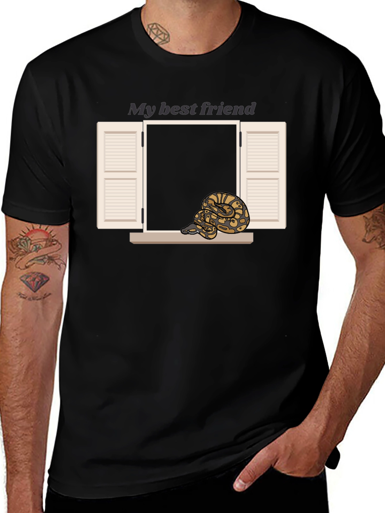 Snake Friend T-Shirt - Reptile Lover Tee