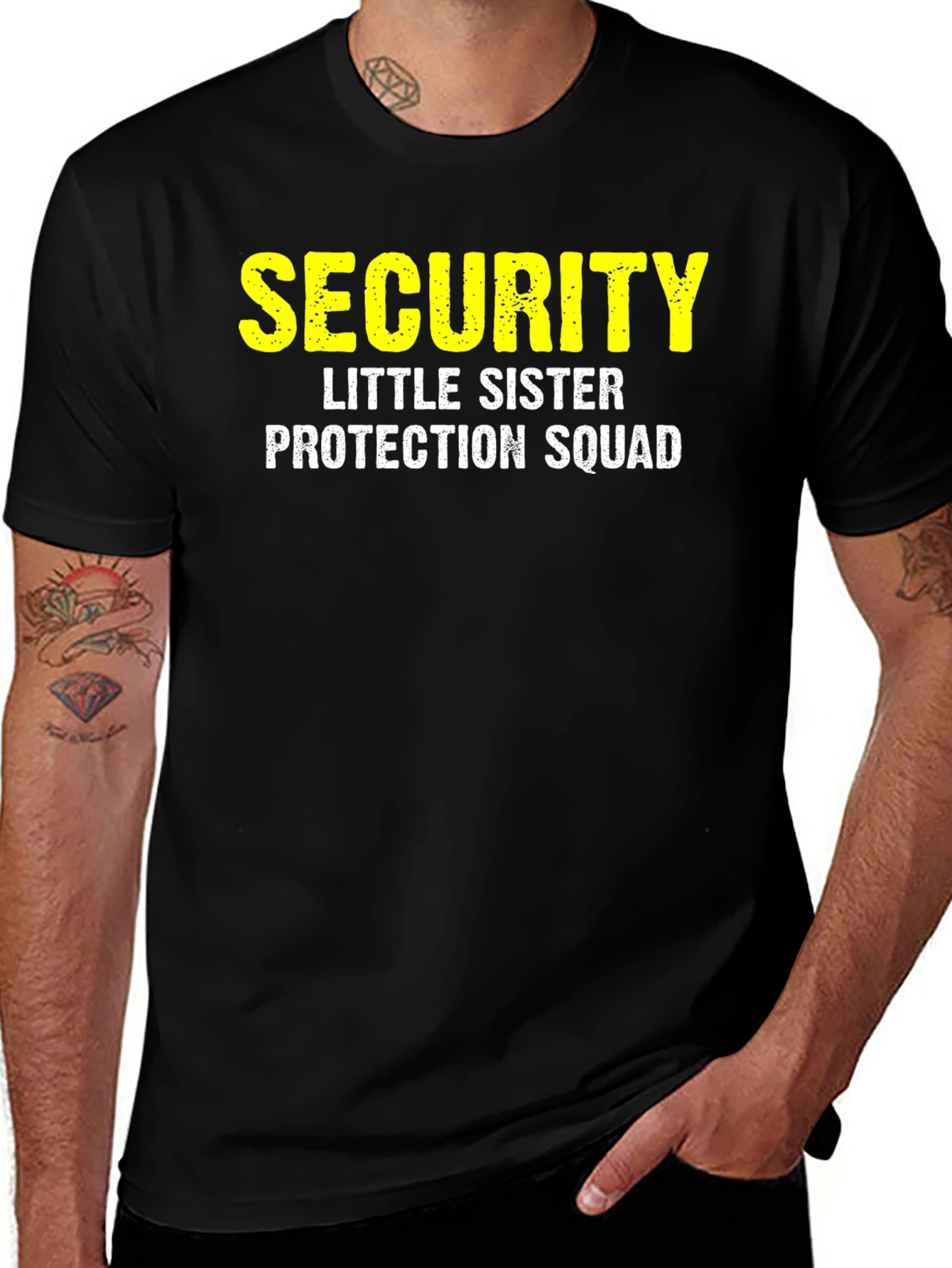 Variant 8 of Security Little Sister Protection Squad T-Shirt