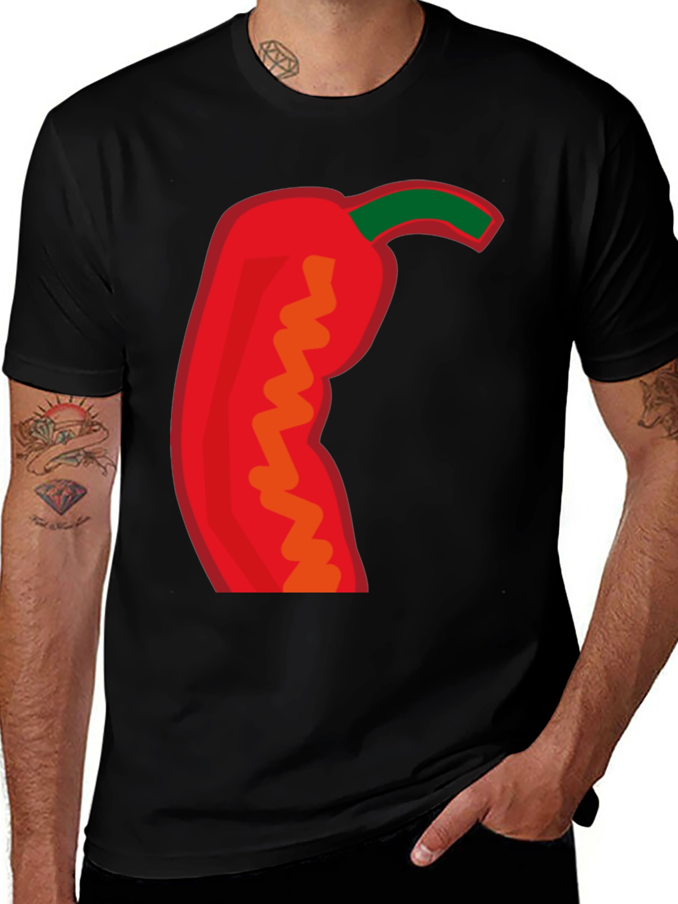 Red Pepper Graphic T-Shirt