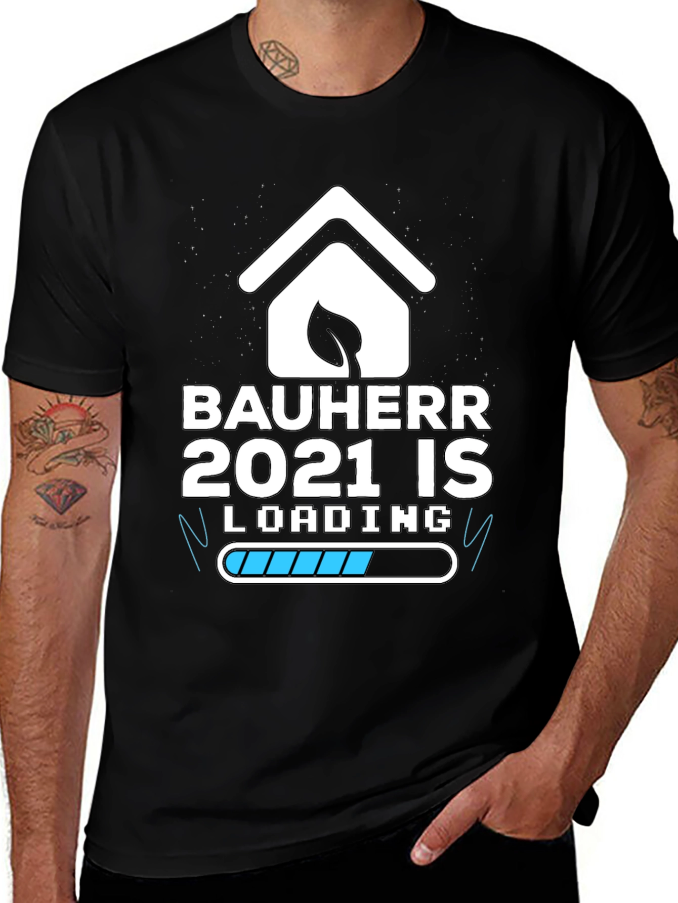 Variant 30 of Bauherr 2021 Is Loading Black Graphic Tee