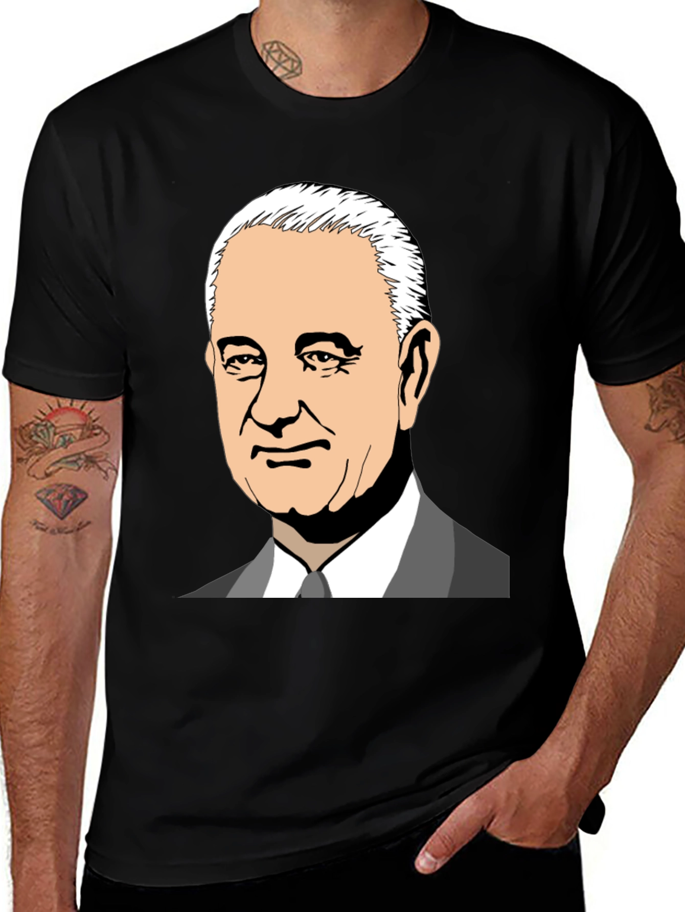 President Lyndon B. Johnson Graphic T-Shirt
