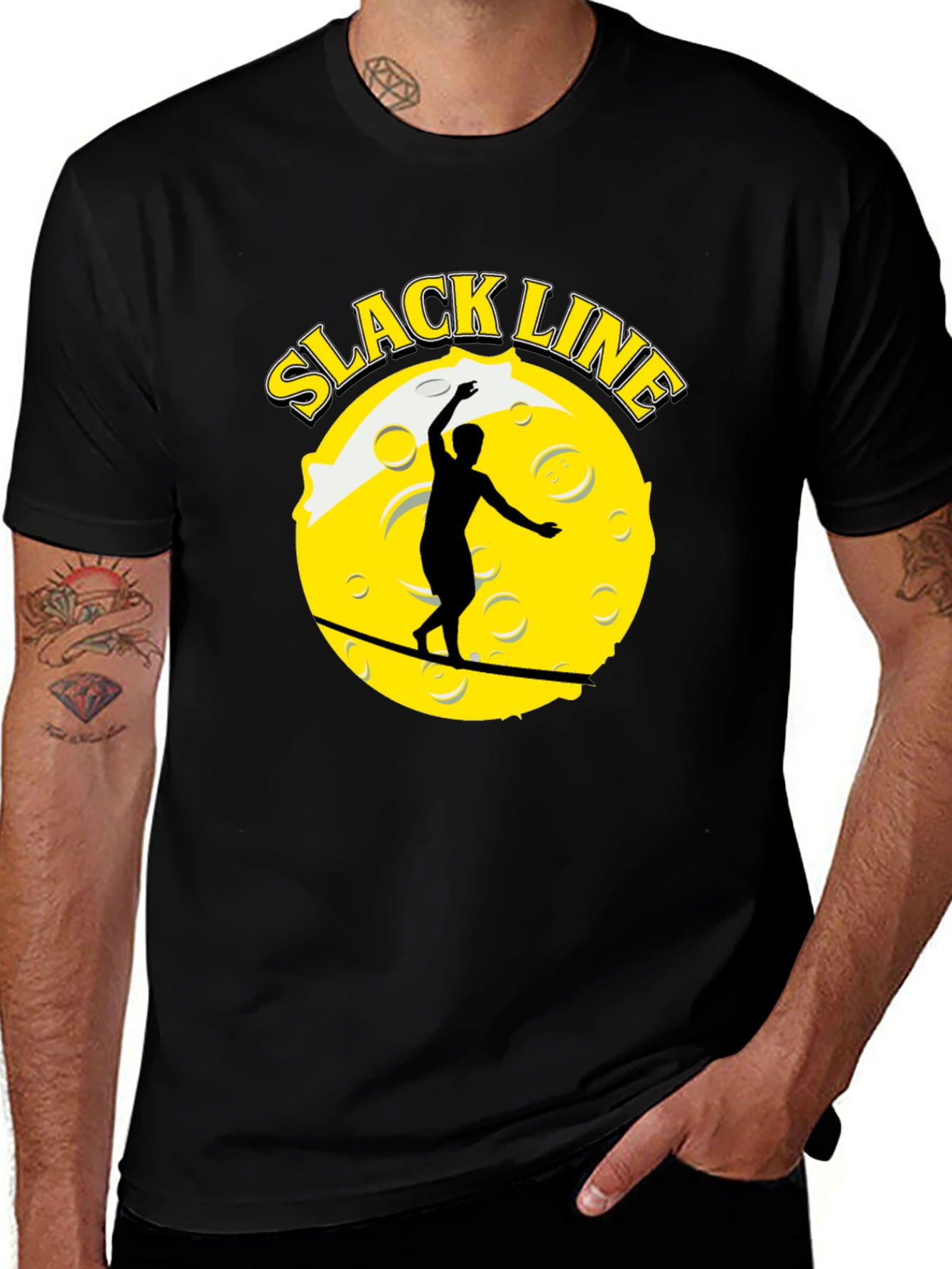 Variant 14 of Slackline Moon Silhouette T-Shirt