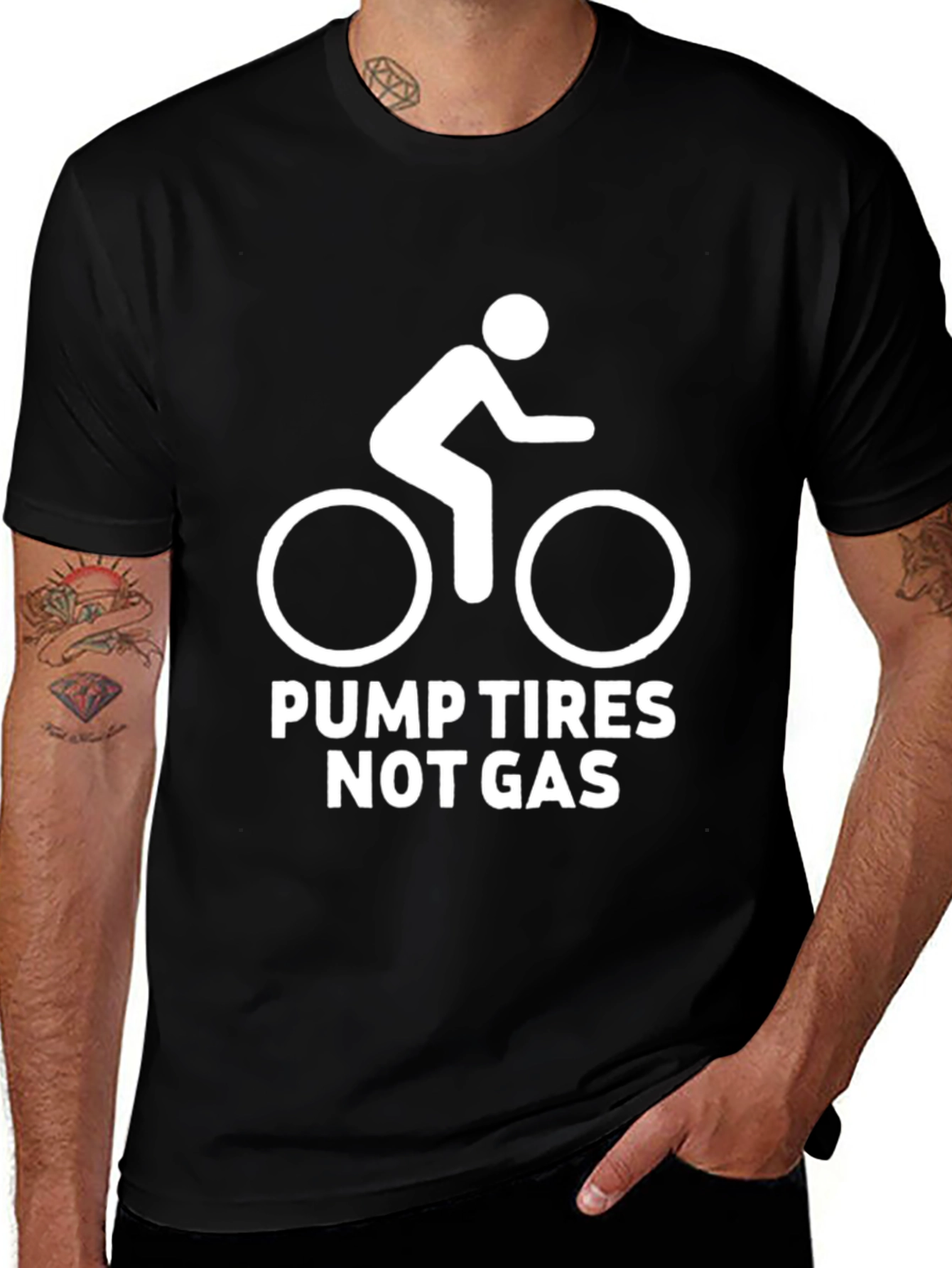 Variant 3 of Pump Tires Not Gas T-Shirt