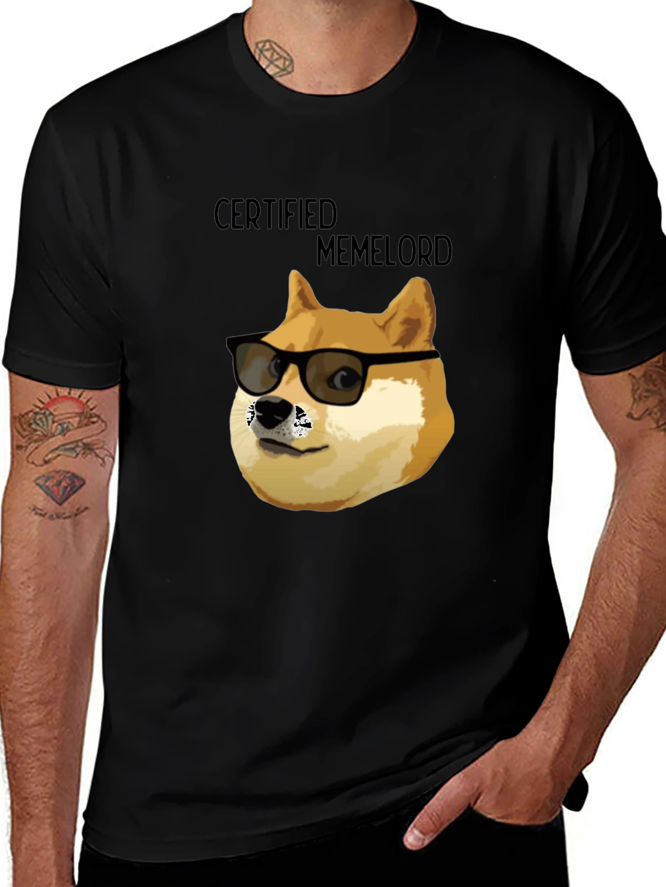 Variant 2 of Certified Memelord Doge T-Shirt
