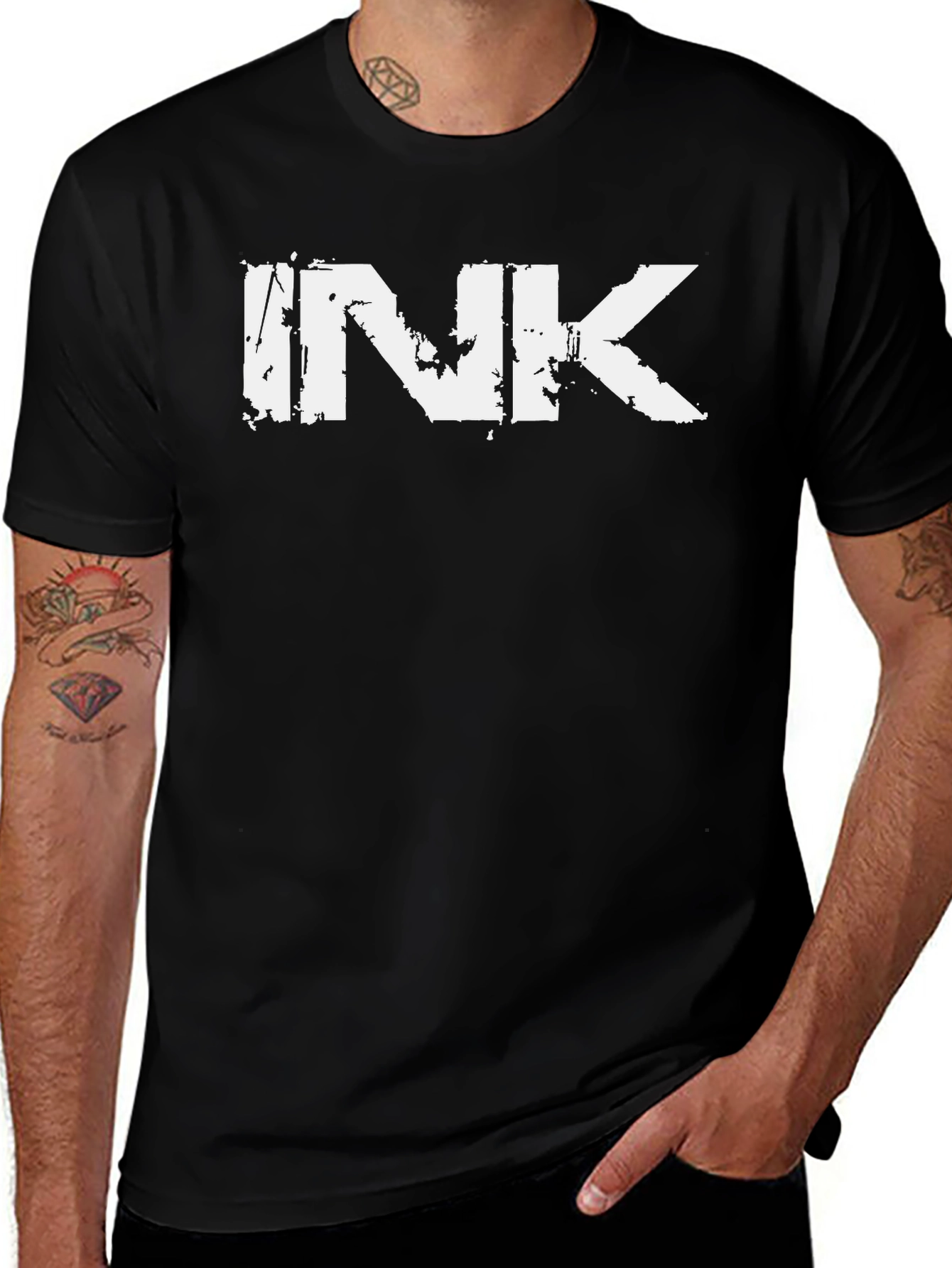 INK Graphic Black T-Shirt