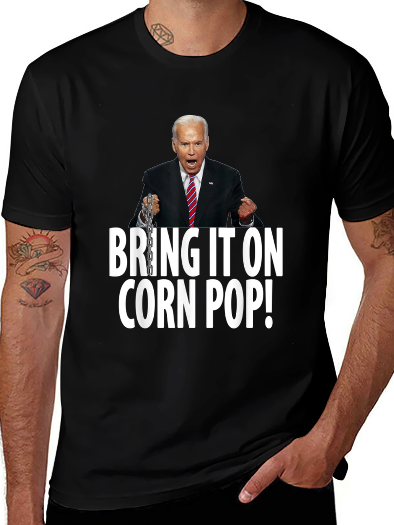 Variant 24 of Bring it On Corn Pop Joe Biden T-Shirt