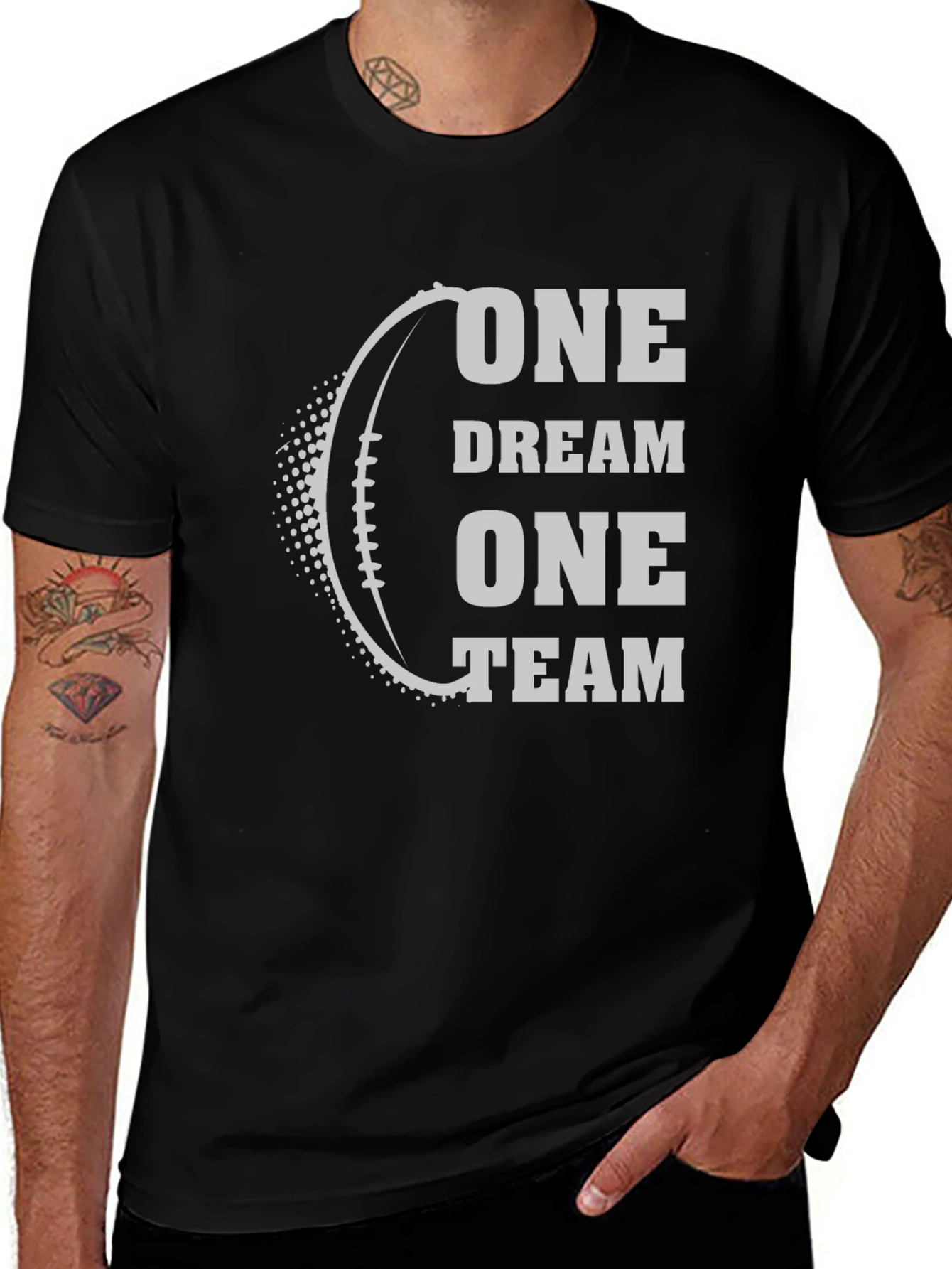 Variant 29 of One Dream One Team Football T-Shirt