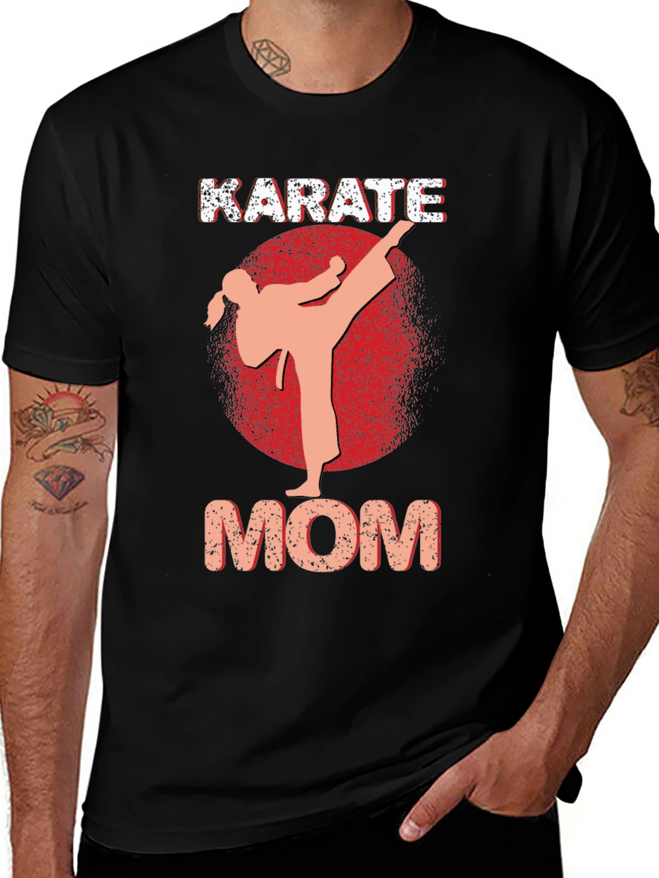 Variant 14 of Karate Mom Graphic Tee