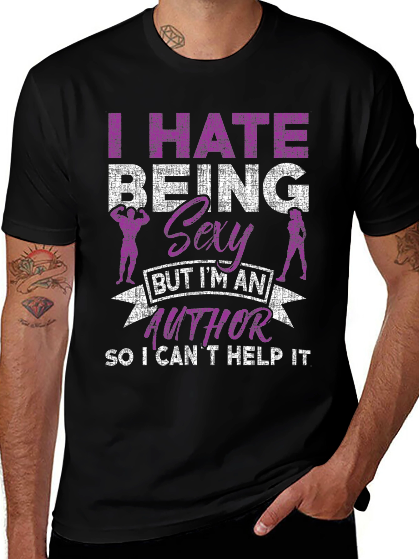 Variant 30 of I Hate Being Sexy Author T-Shirt