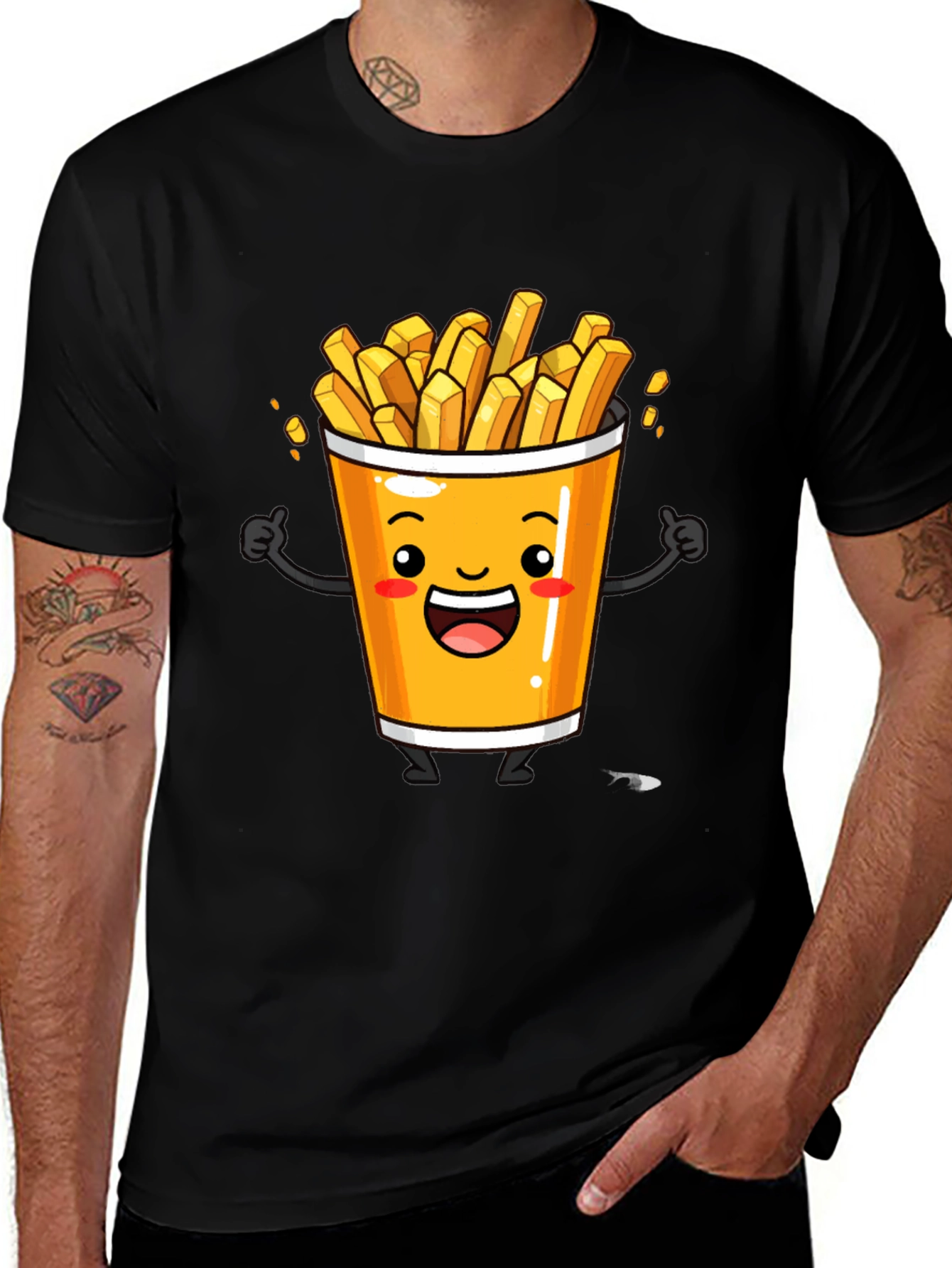 Variant 21 of Cute French Fries Graphic T-Shirt
