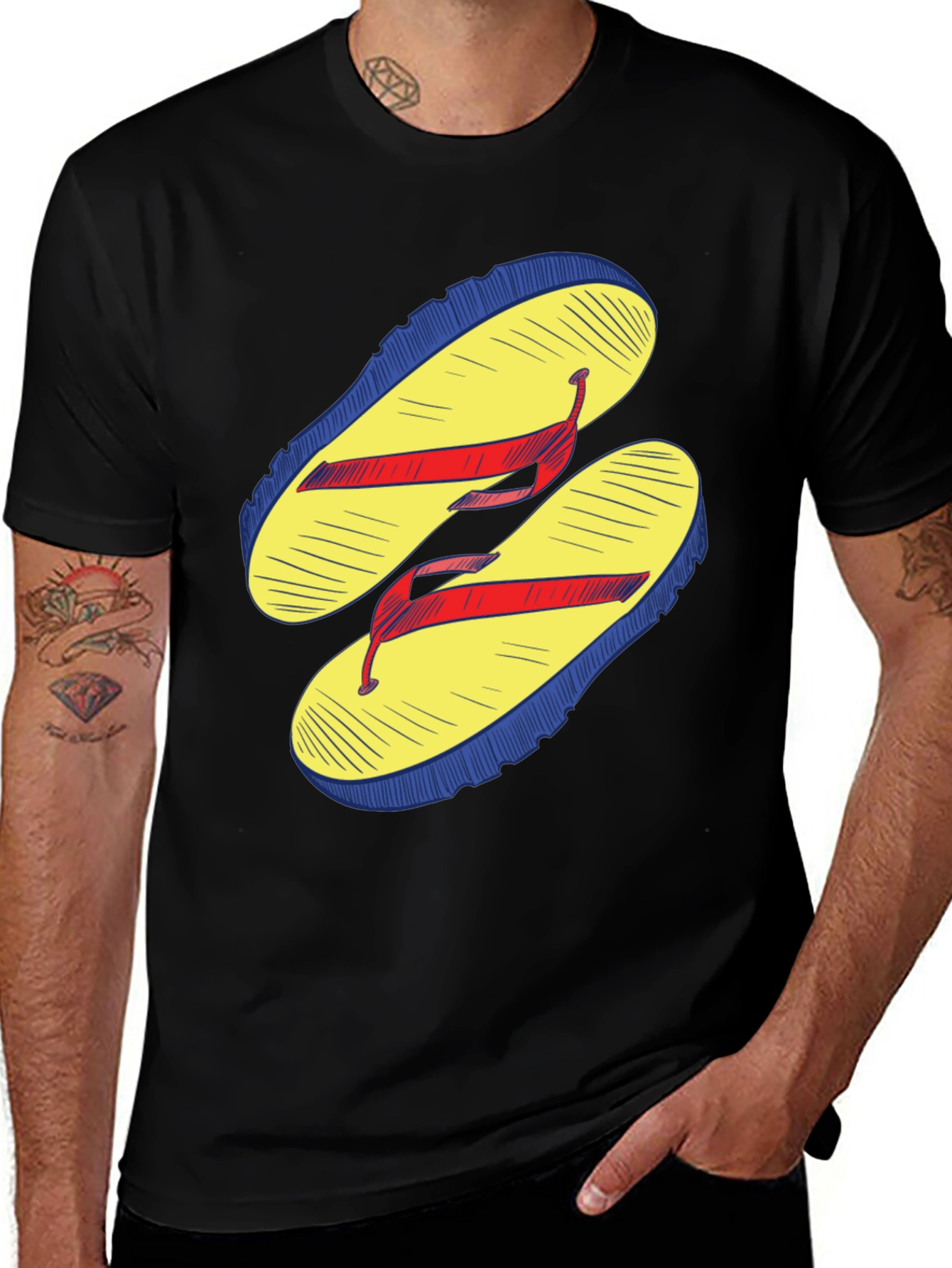 Variant 24 of Flip Flop Graphic T-Shirt - Casual Wear