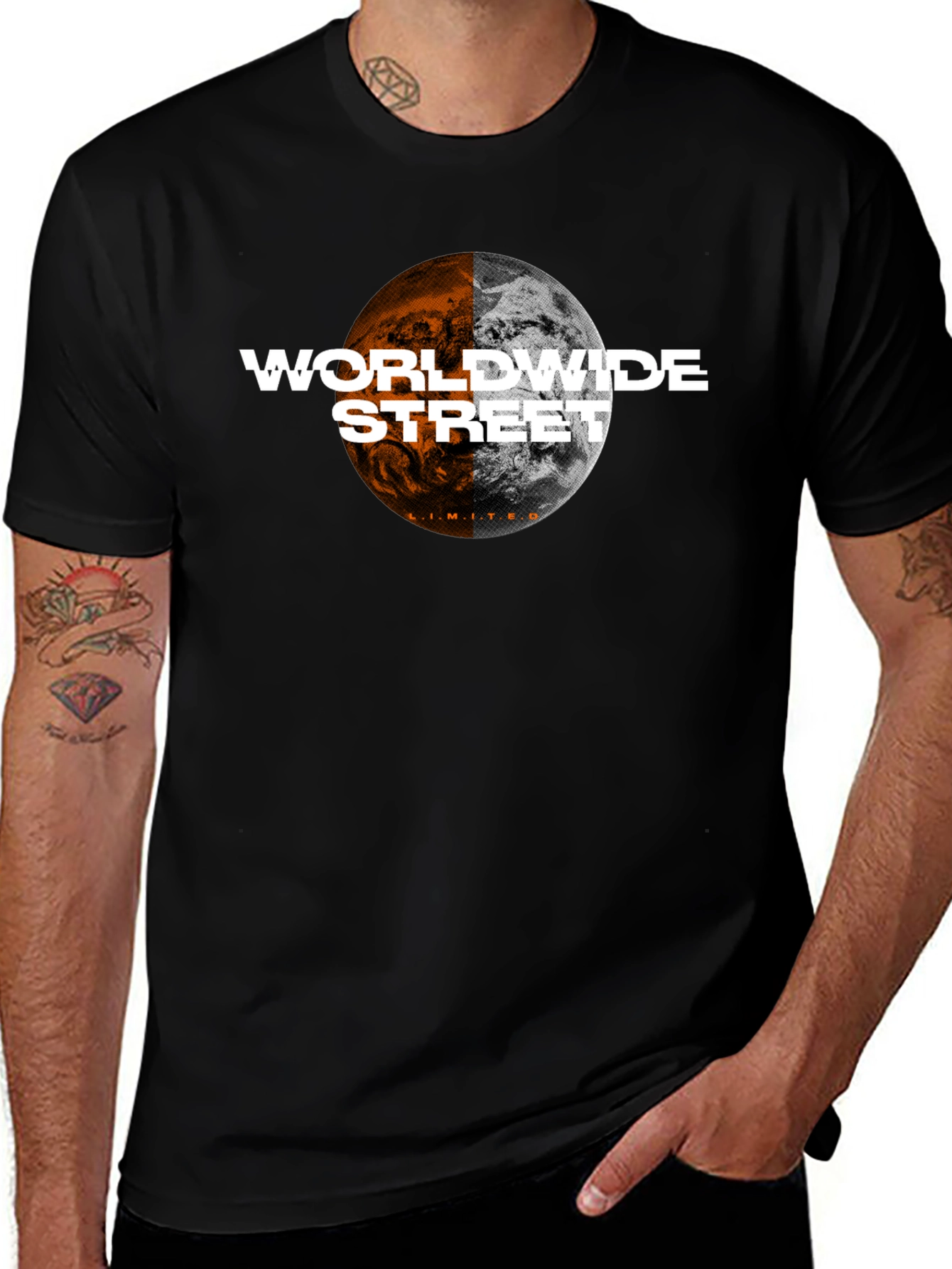 Worldwide Street Graphic T-Shirt