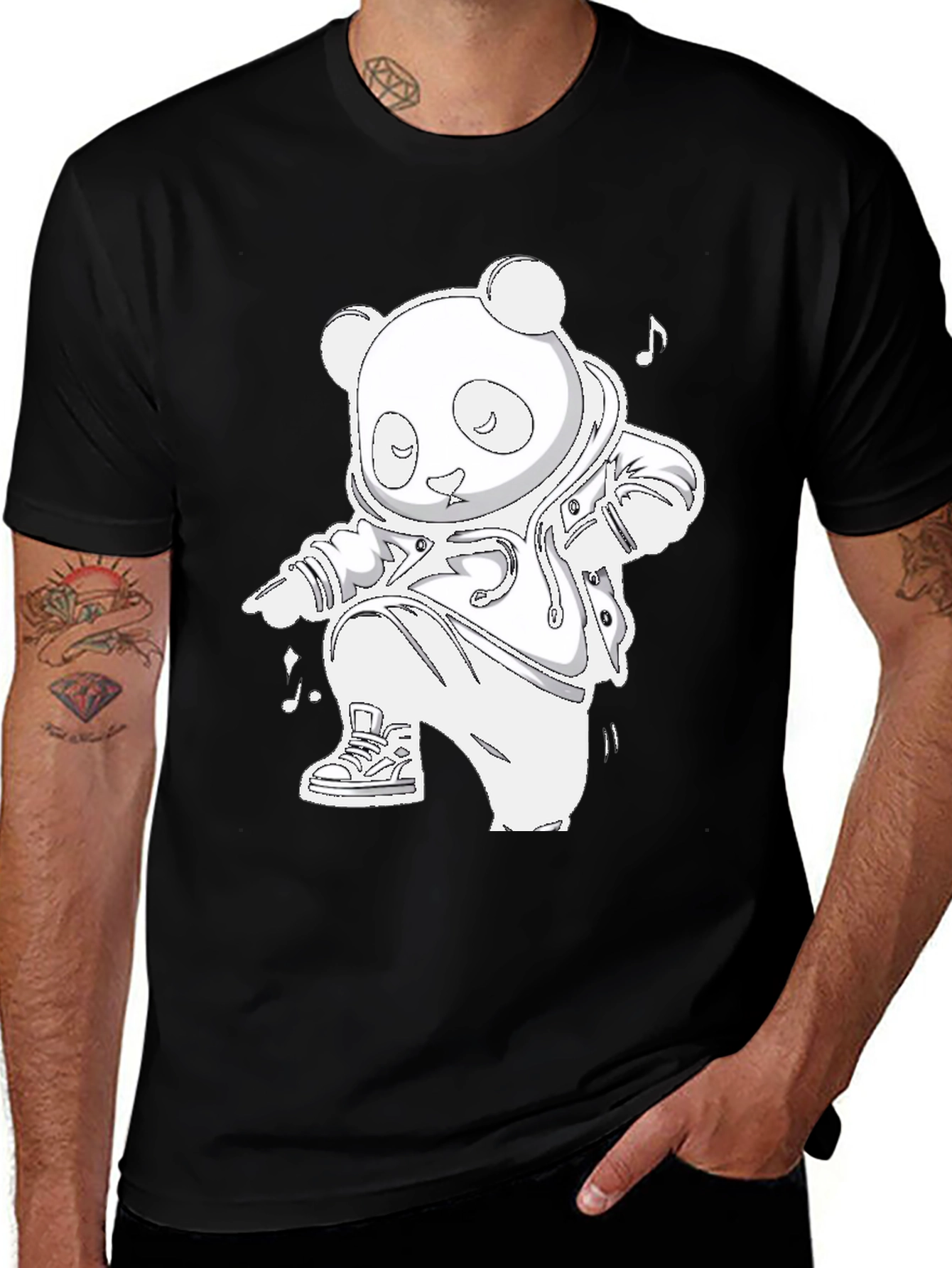 Variant 15 of Cool Panda T-Shirt - Streetwear Style
