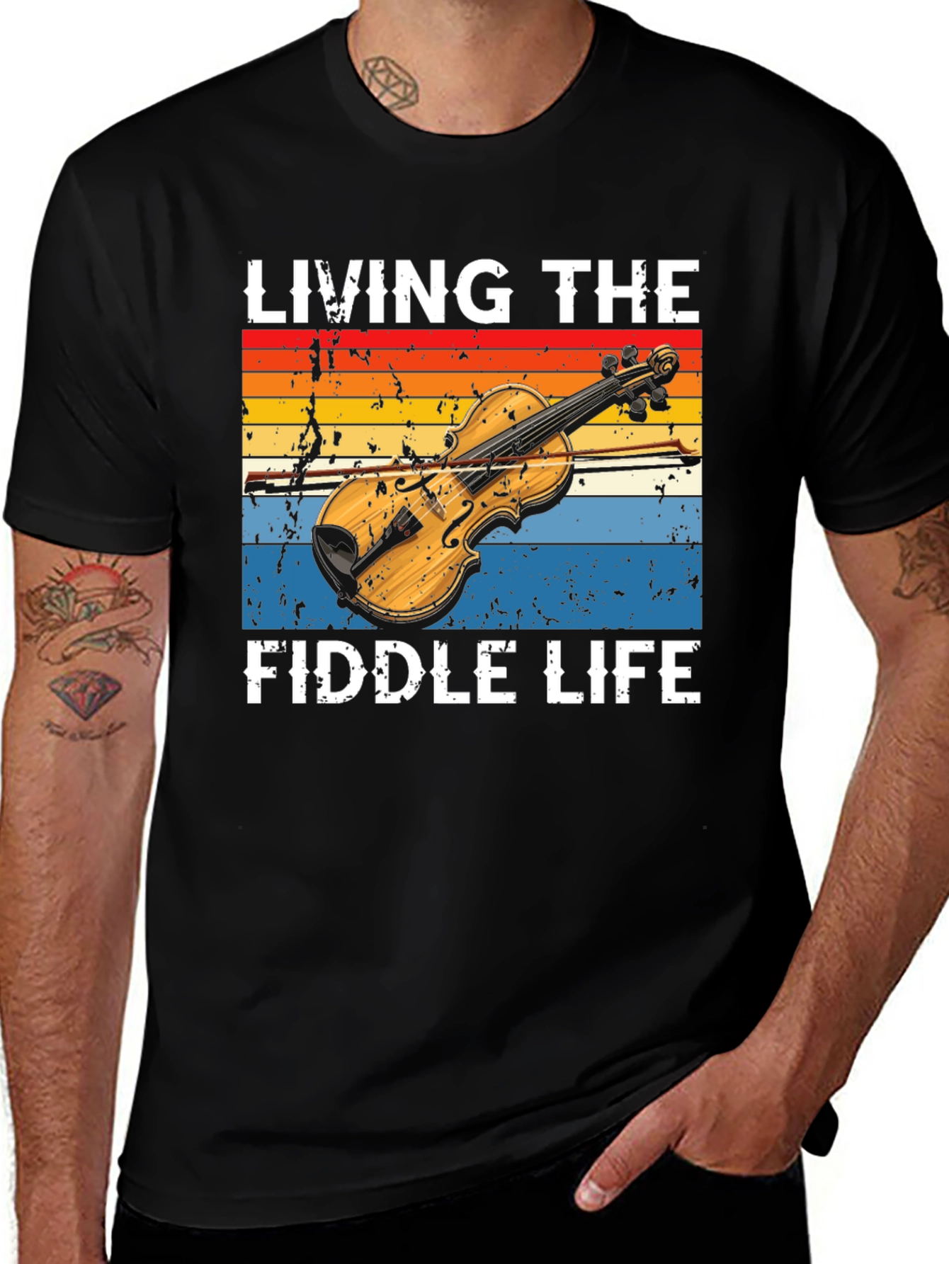 Variant 26 of Living the Fiddle Life T-Shirt