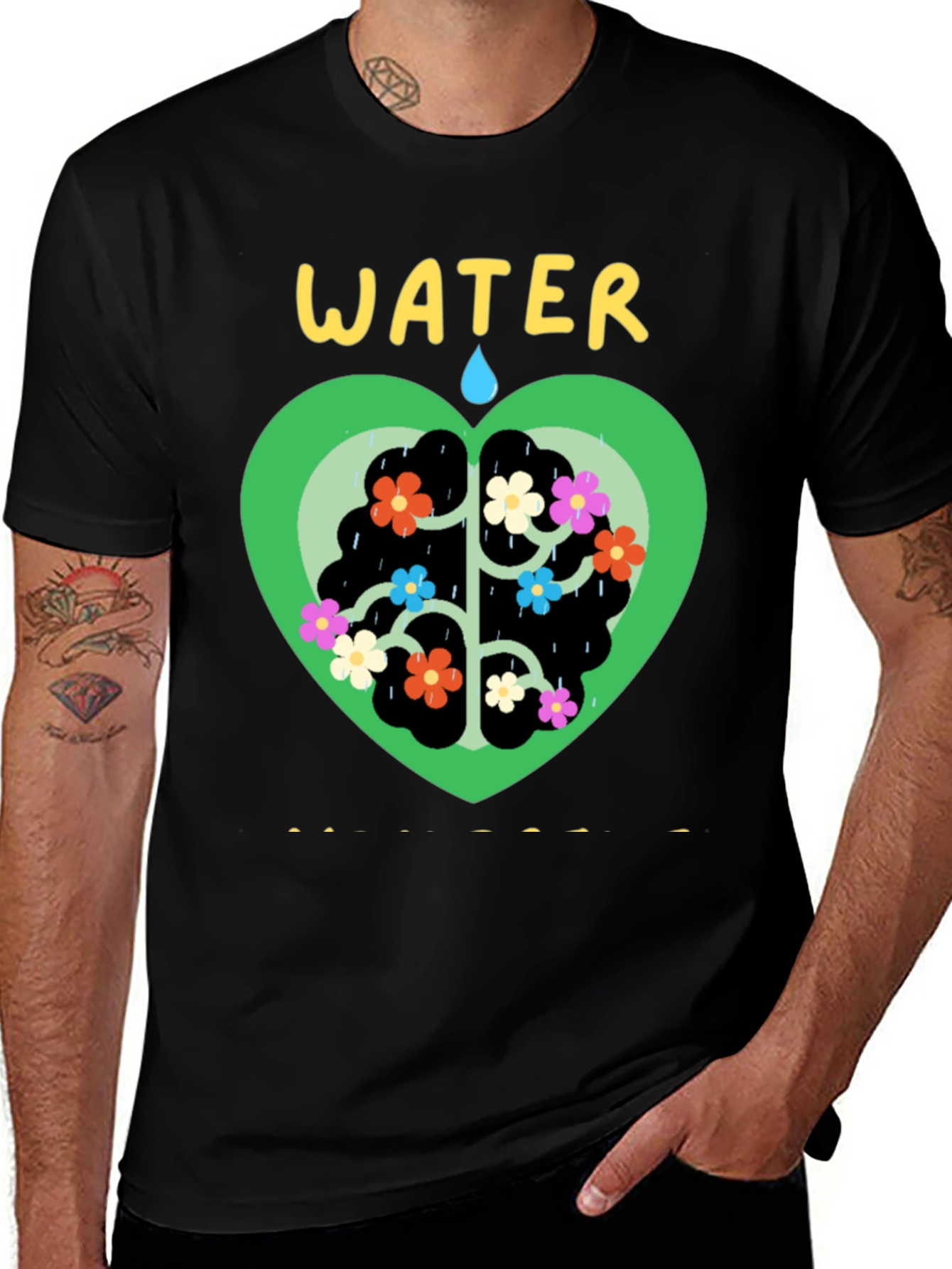 Variant 9 of Water Your Brain T-Shirt