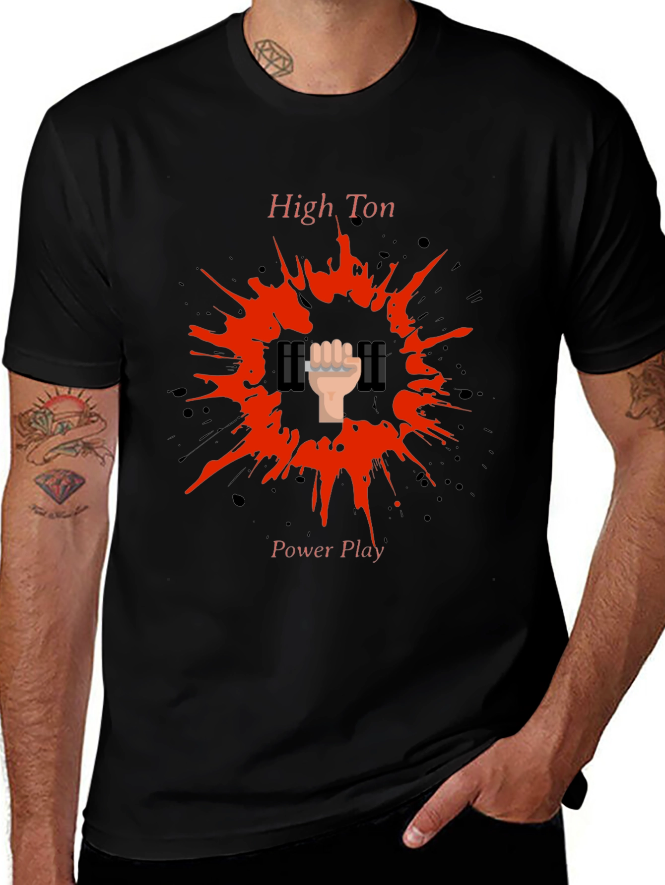 Variant 11 of High Ton Power Play Graphic T-Shirt