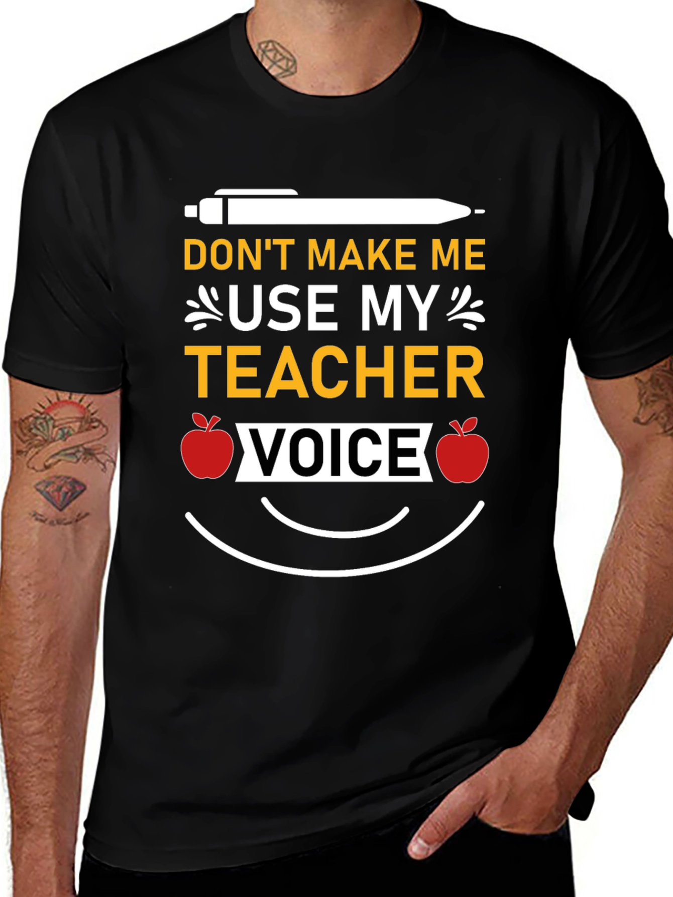 Variant 2 of Teacher Voice Funny T-Shirt - Educator Apparel