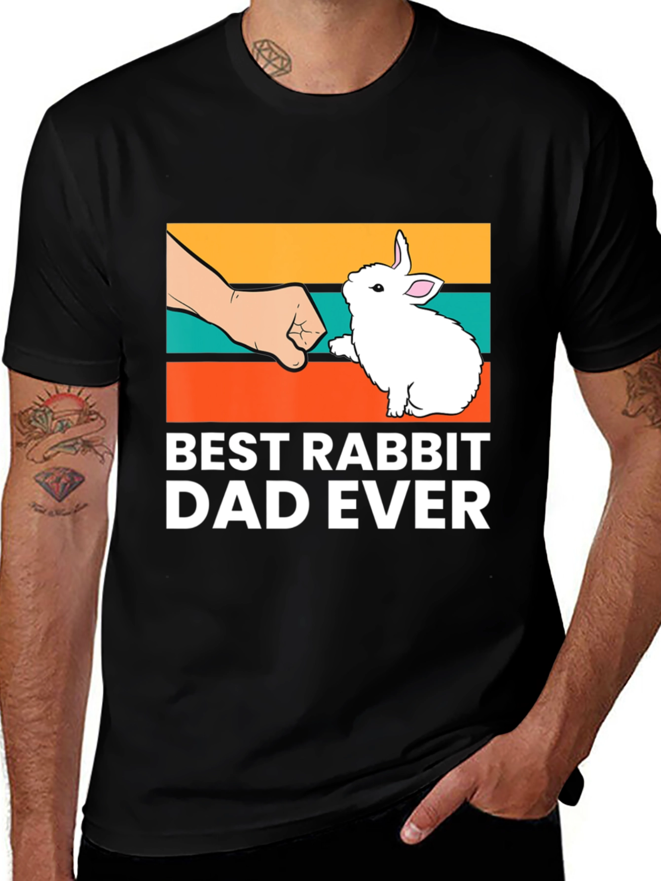 Variant 19 of Best Rabbit Dad Ever T-Shirt