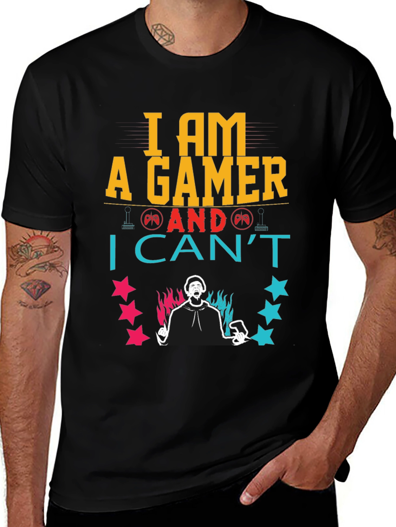 Variant 9 of I Am A Gamer Funny Graphic T-Shirt